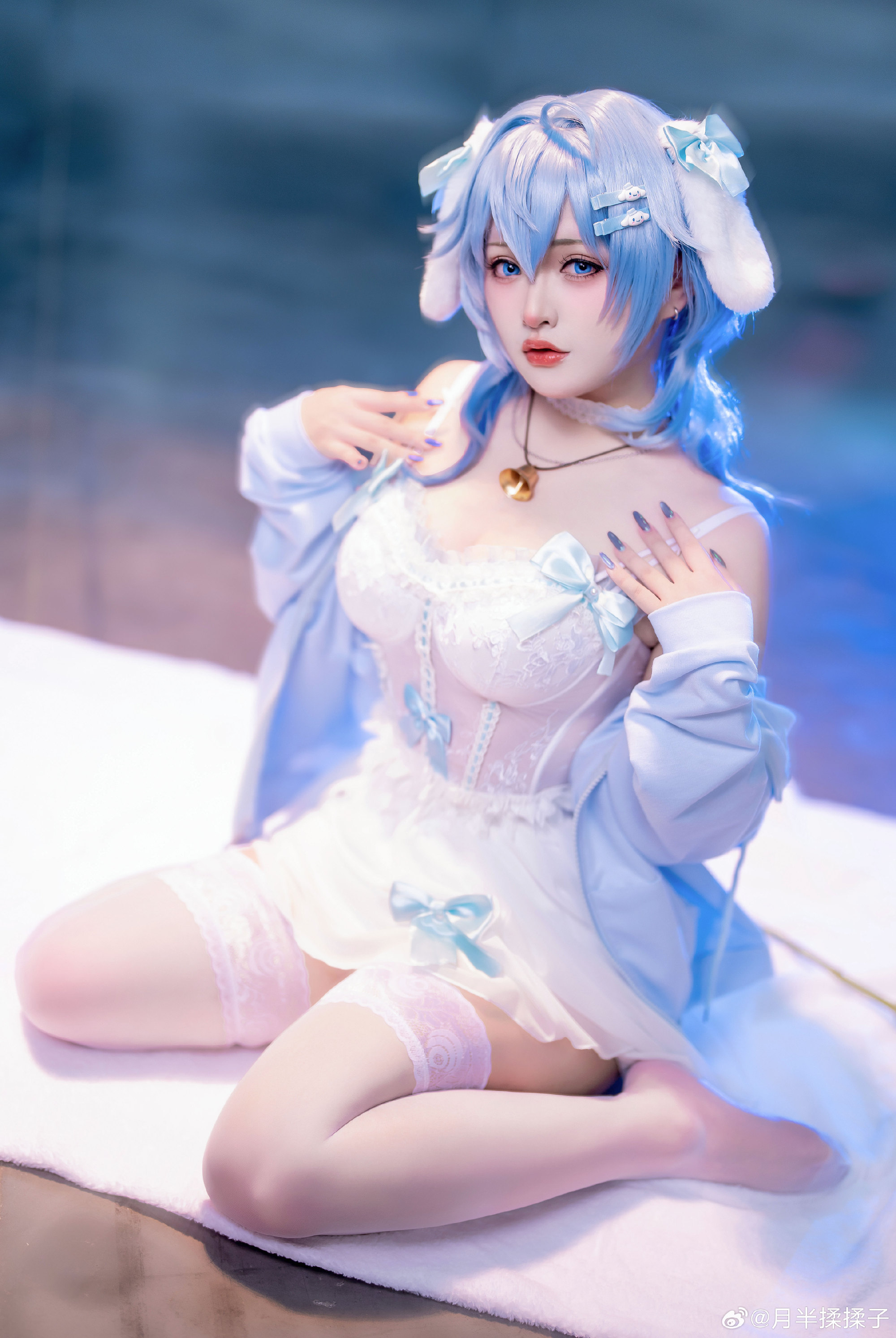 COSPLAY 原神 甘雨玉桂狗同人@月半揉揉子 COSPLAY-第3张