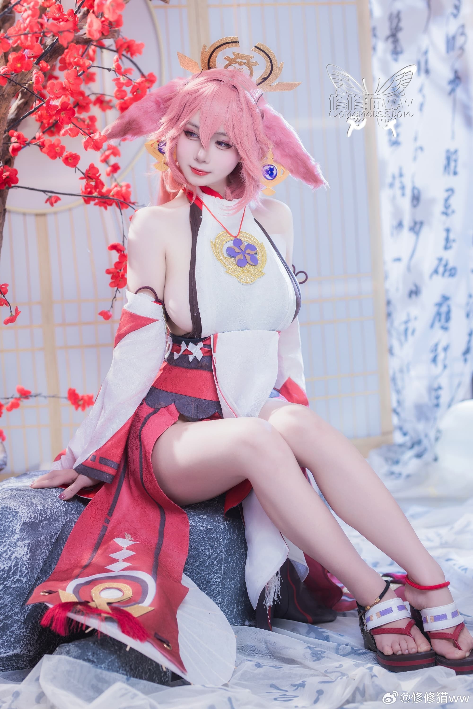 COSPLAY 快，去做些有趣的事让我看看吧。原神 八重神子@修修猫ww COSPLAY-第3张