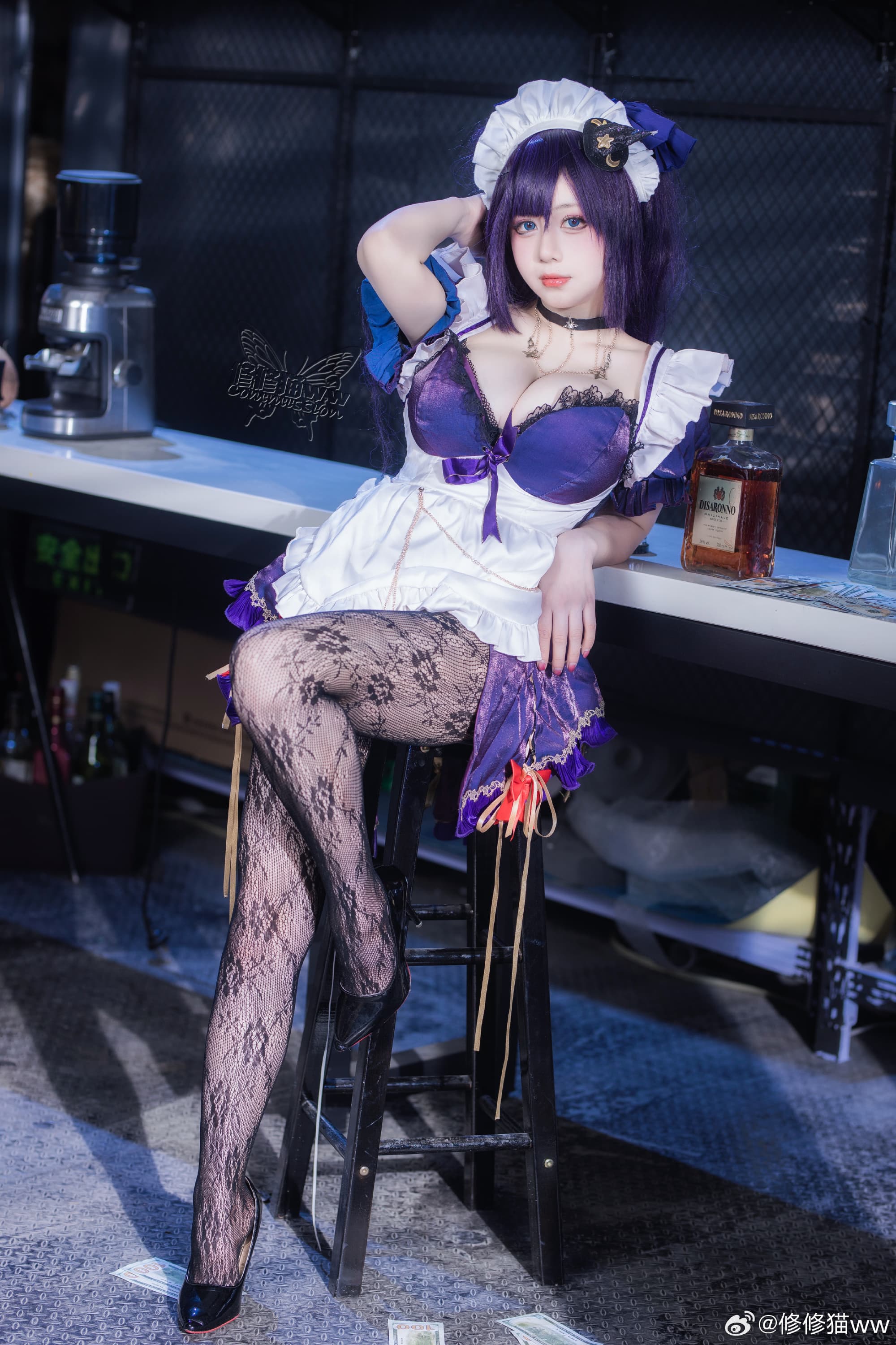 COSPLAY 原神cos 莫娜同人女仆来咯~@修修猫ww COSPLAY-第9张