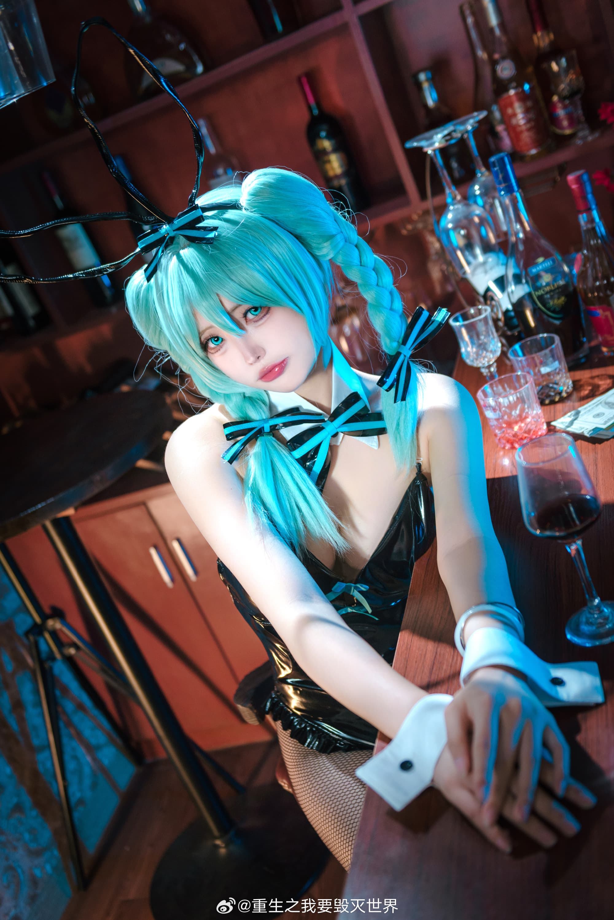 cosplay 兔女郎cos 初音未来@重生之我要毁灭世界 COSPLAY-第4张