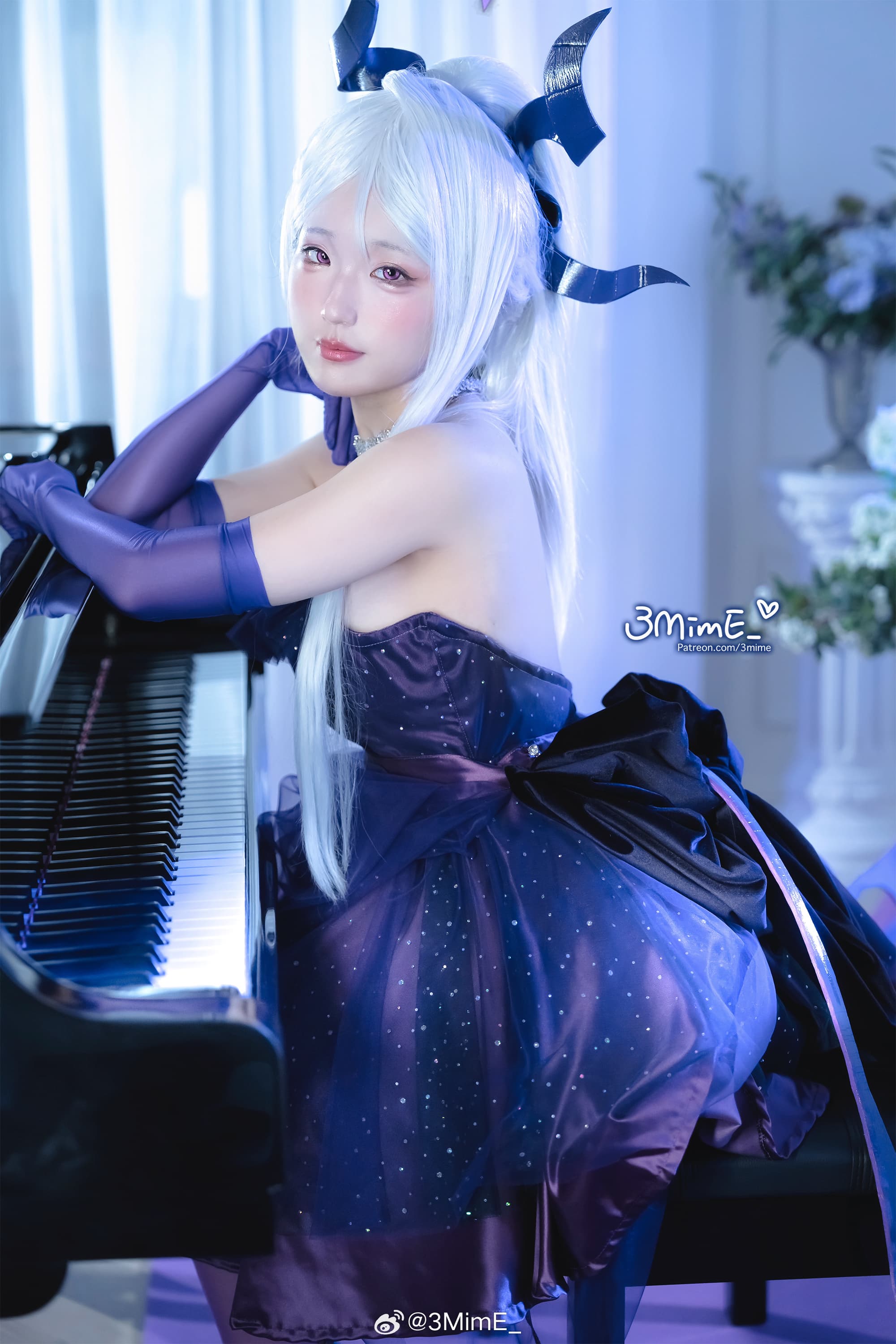 COSPLAY 蔚蓝档案 空崎日奈 礼服@3MimE_ COSPLAY-第1张