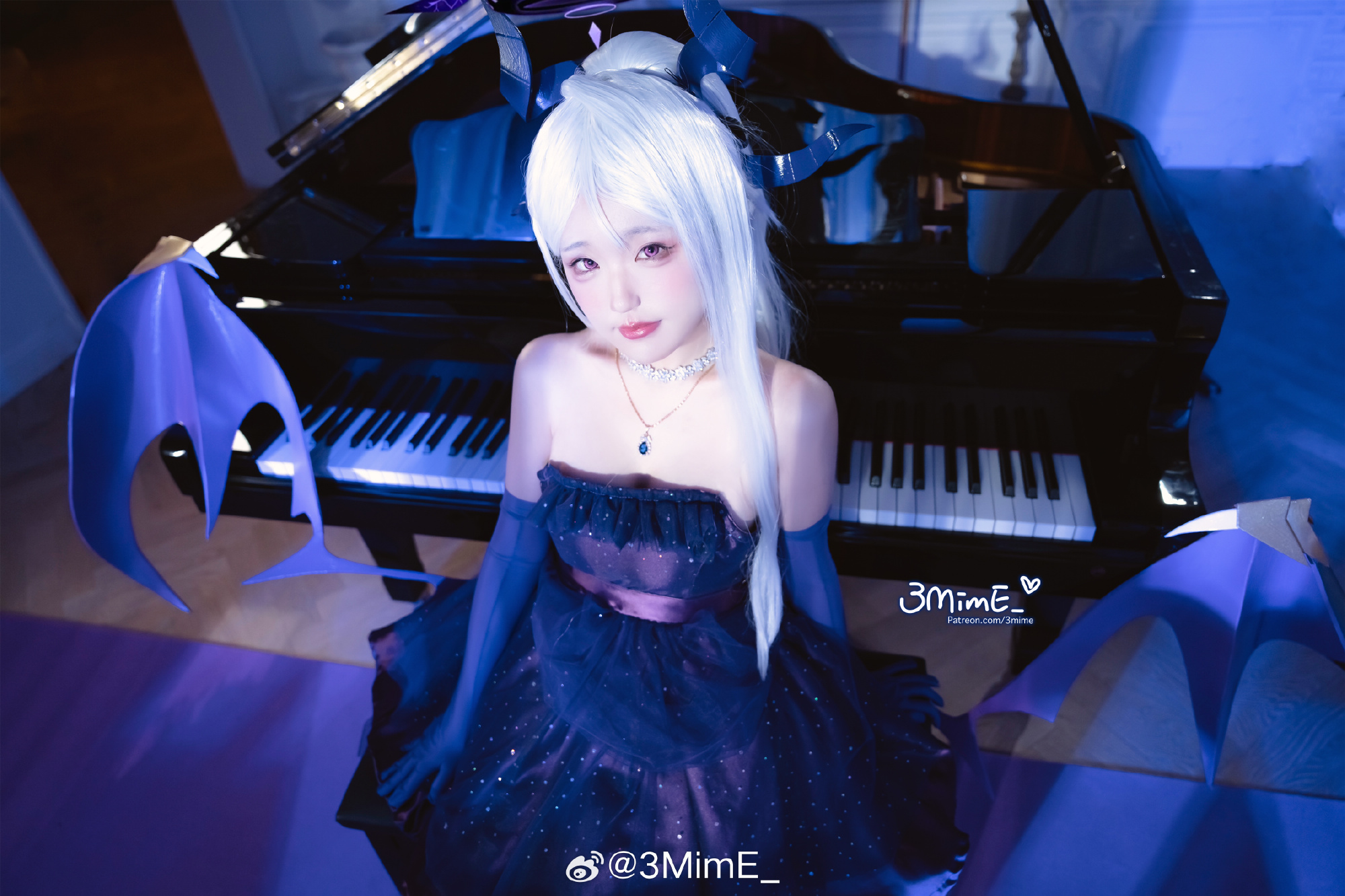 COSPLAY 蔚蓝档案 空崎日奈 礼服@3MimE_ COSPLAY-第5张