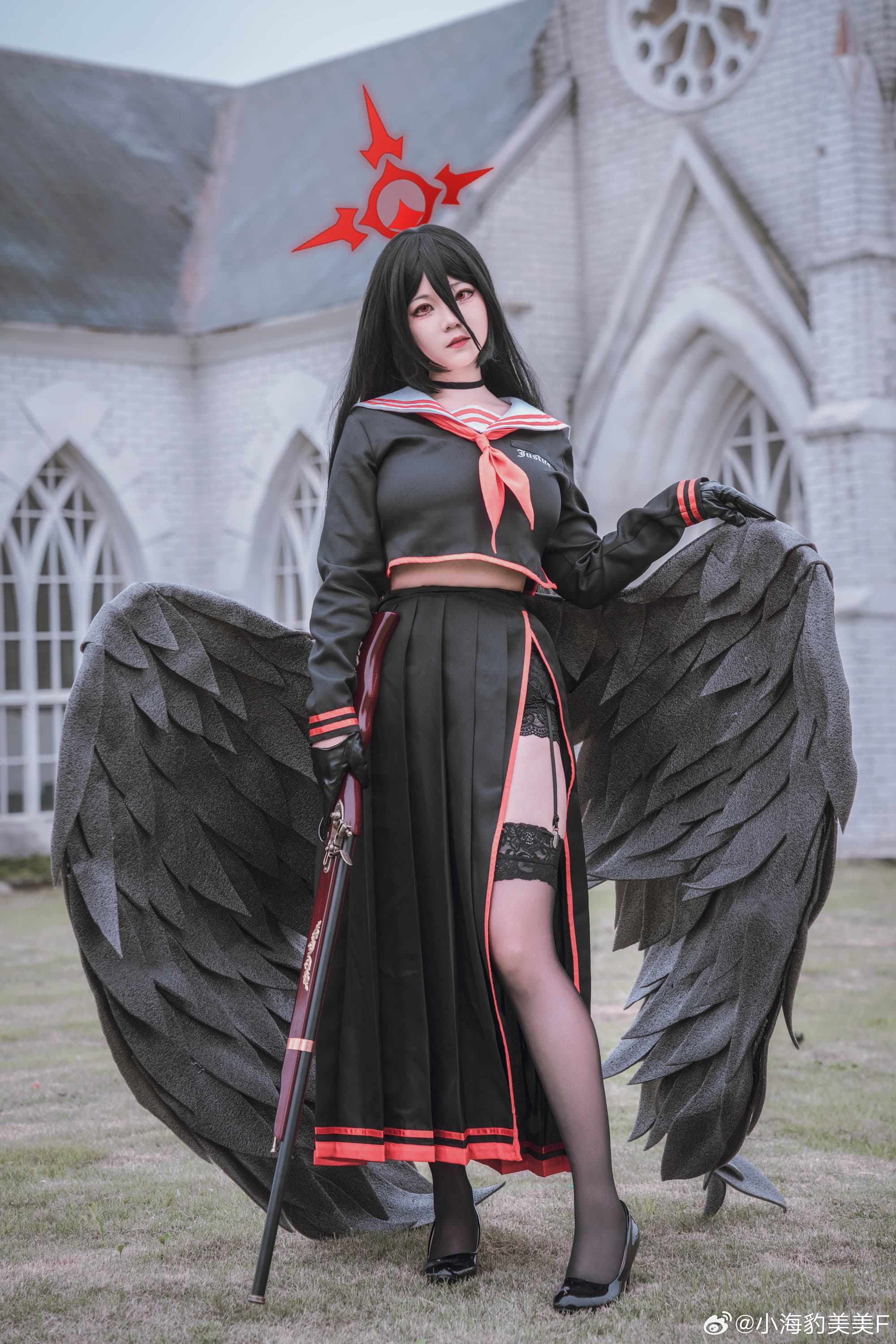 COSPLAY 蔚蓝档案 羽川莲见@小海豹美美F COSPLAY-第1张