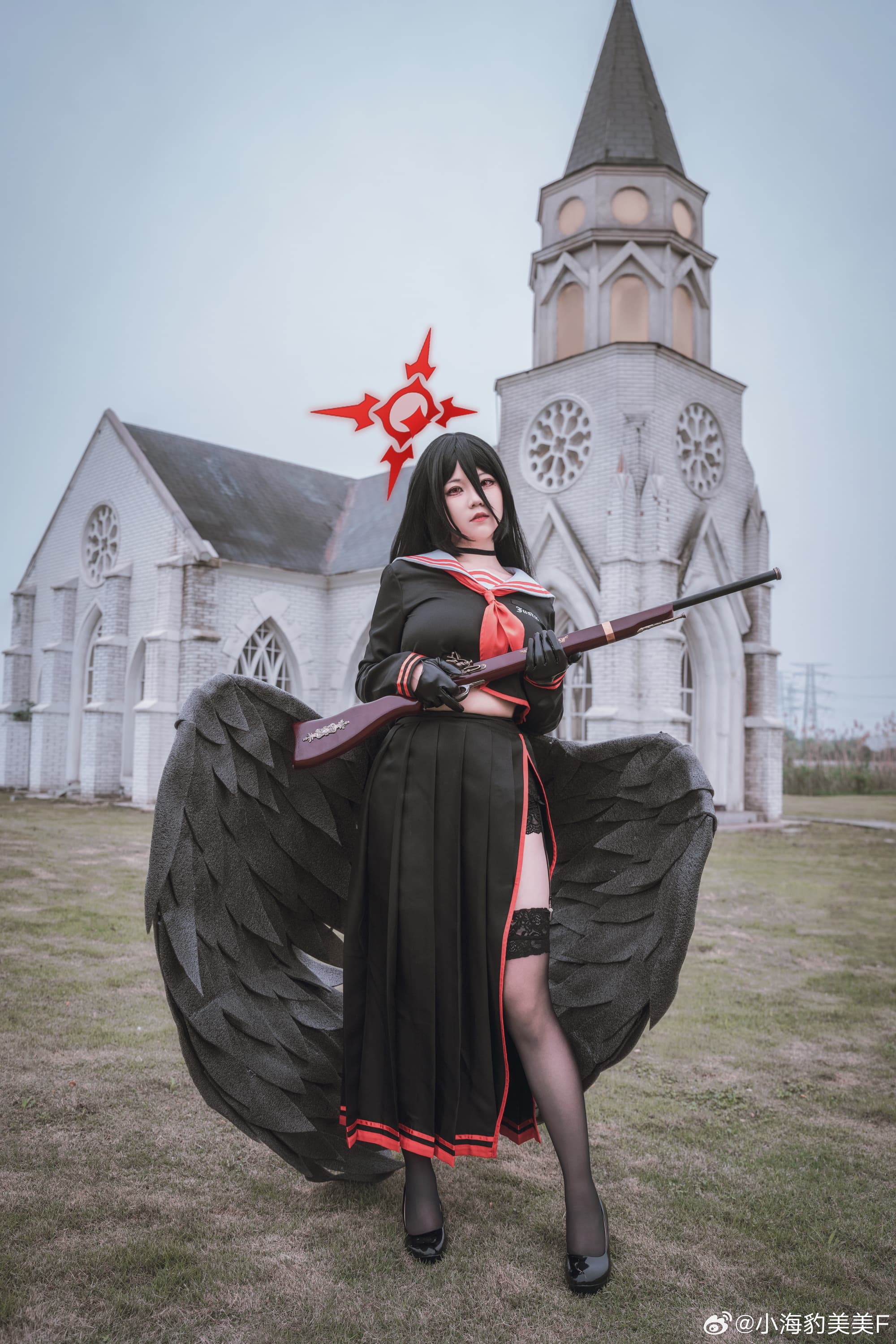 COSPLAY 蔚蓝档案 羽川莲见@小海豹美美F COSPLAY-第5张