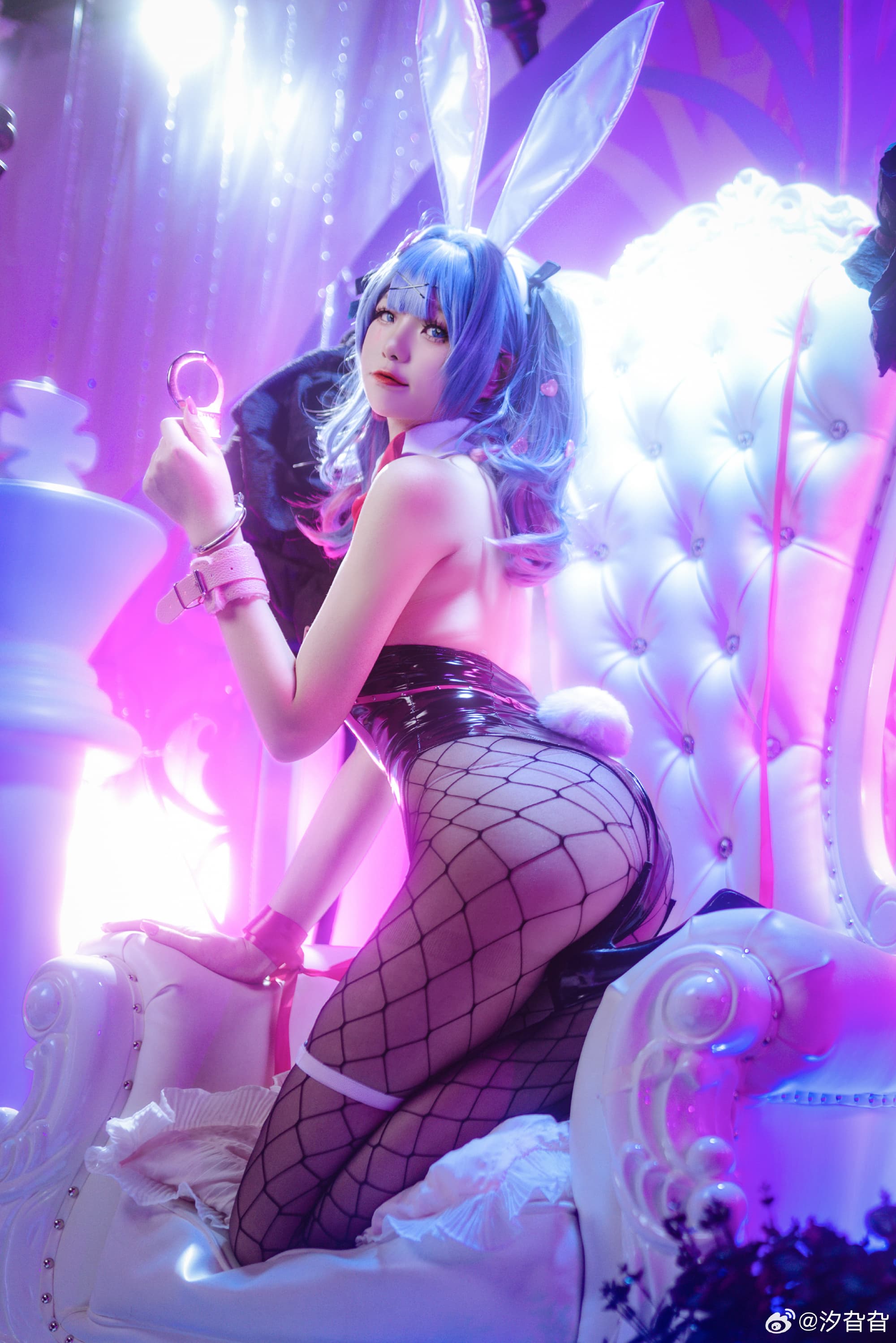 cosplay 初音未来 miku vocaloid 初音兔女郎@汐旮旮 COSPLAY-第2张