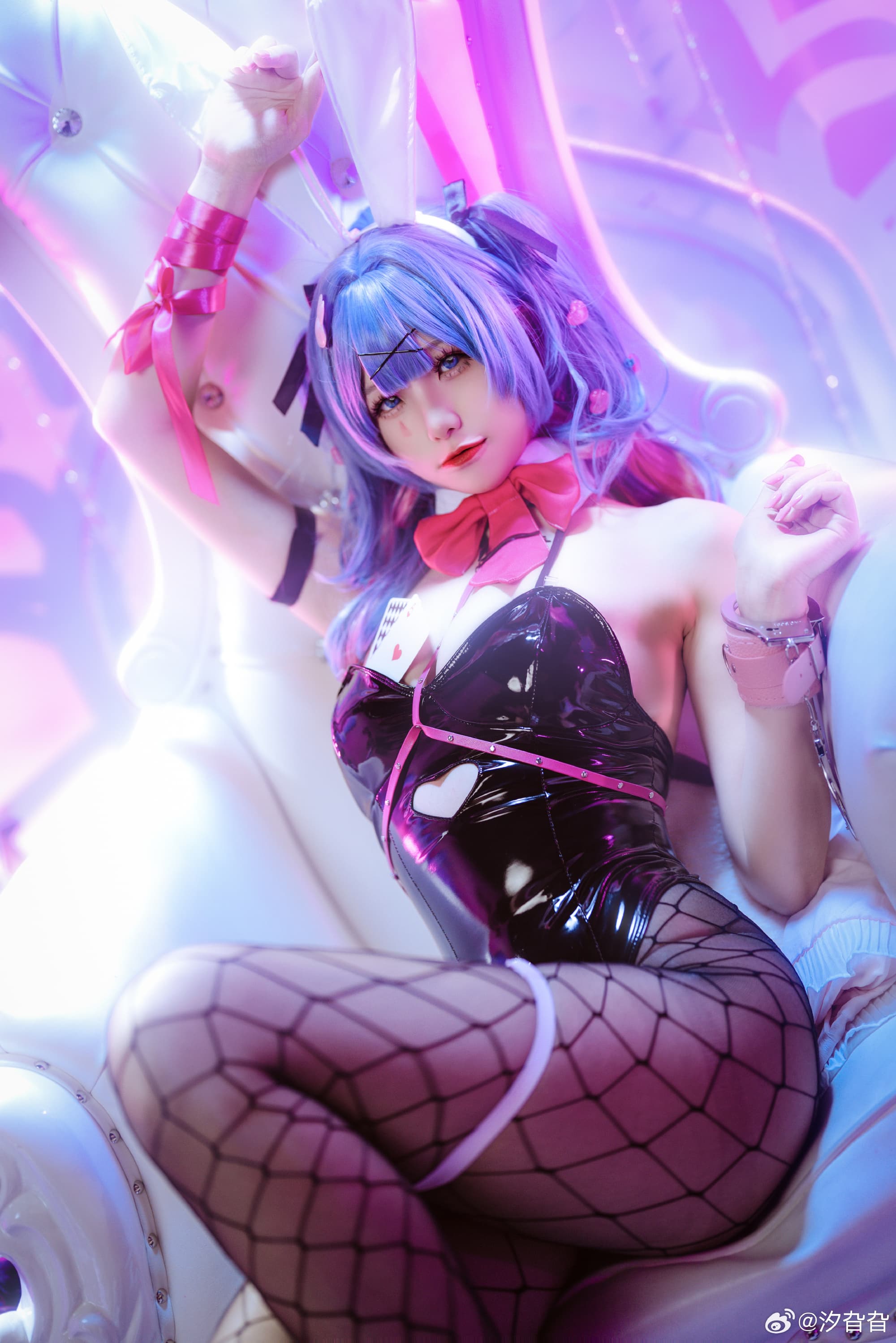 cosplay 初音未来 miku vocaloid 初音兔女郎@汐旮旮 COSPLAY-第1张