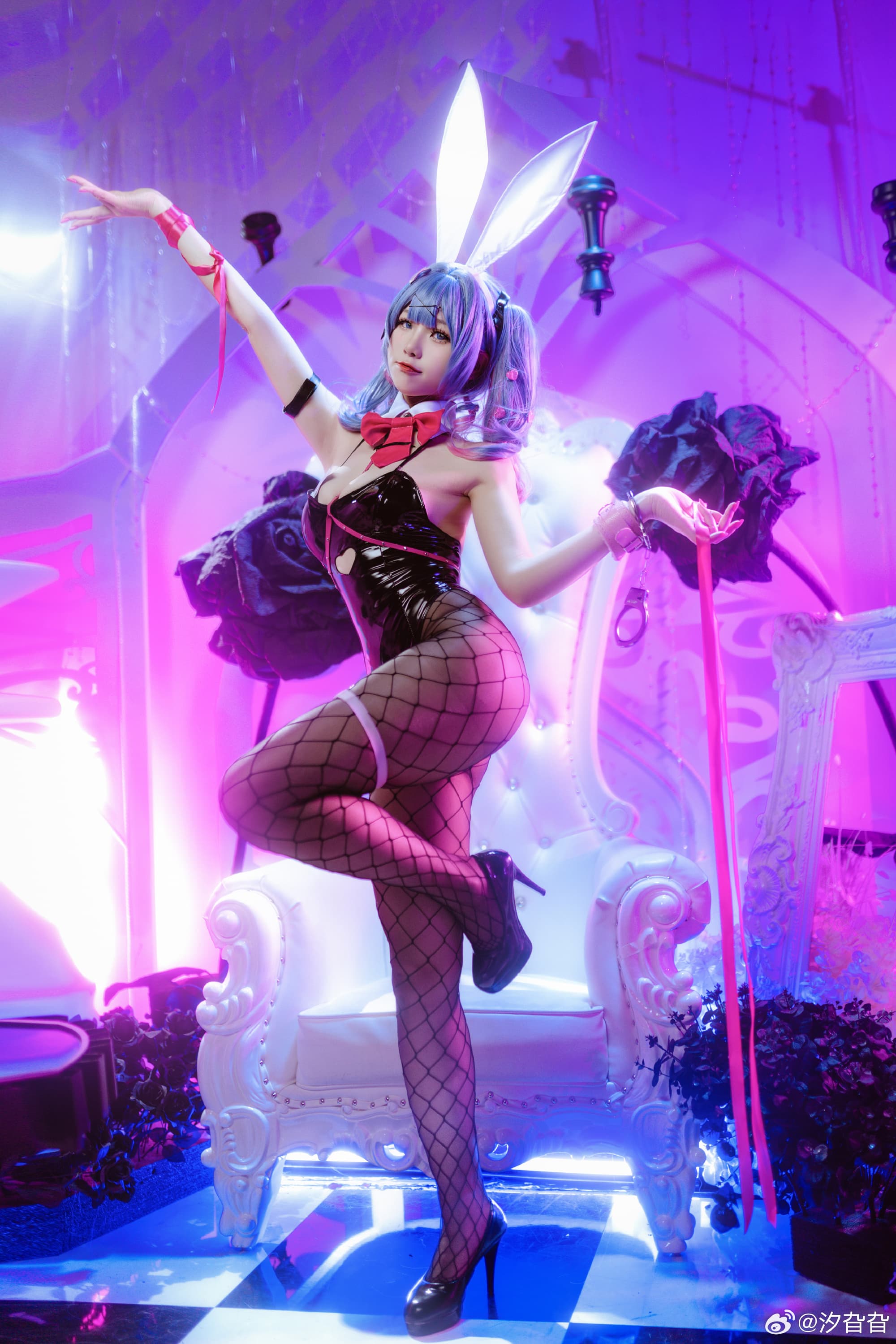 cosplay 初音未来 miku vocaloid 初音兔女郎@汐旮旮 COSPLAY-第9张