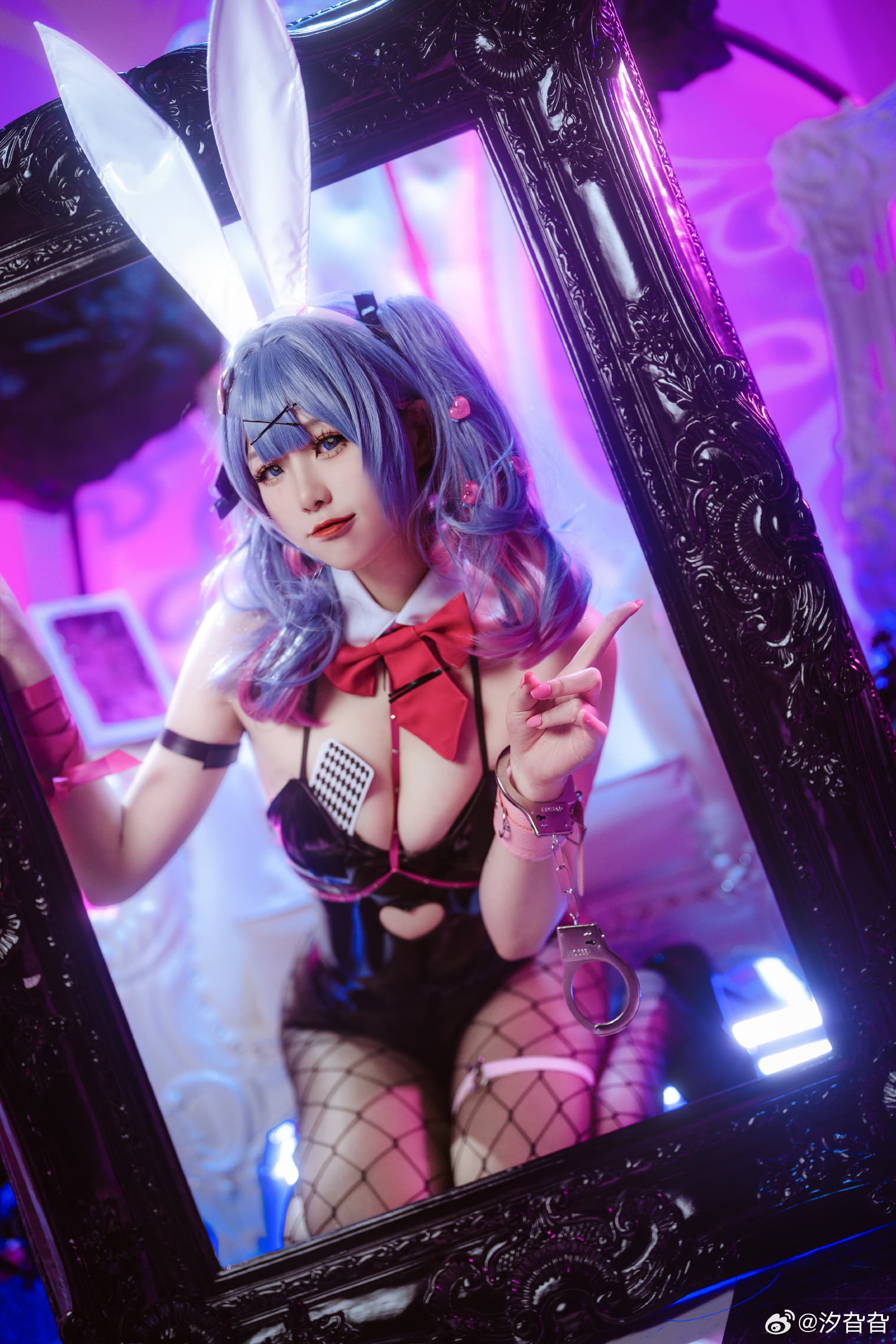 cosplay 初音未来 miku vocaloid 初音兔女郎@汐旮旮 COSPLAY-第7张