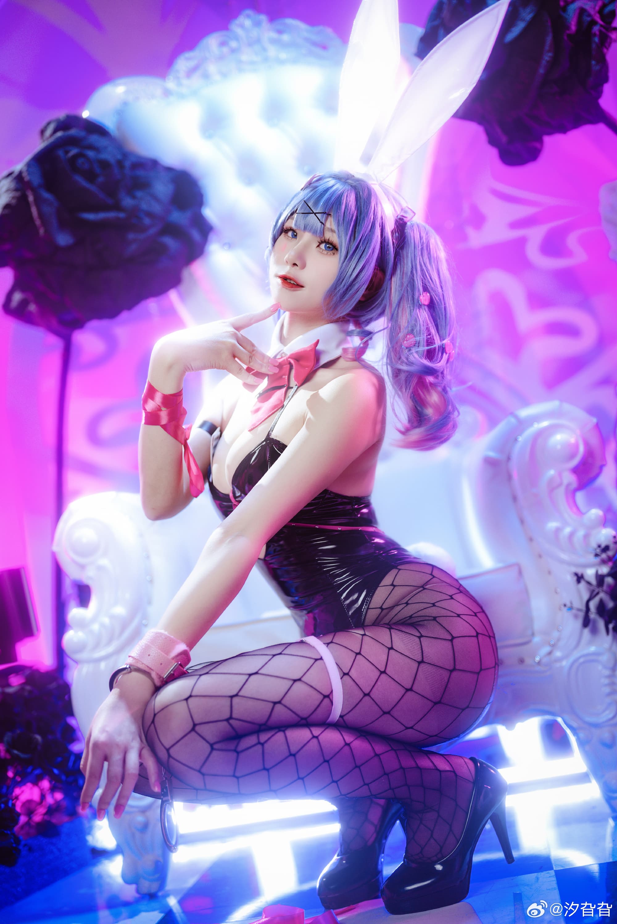 cosplay 初音未来 miku vocaloid 初音兔女郎@汐旮旮 COSPLAY-第8张