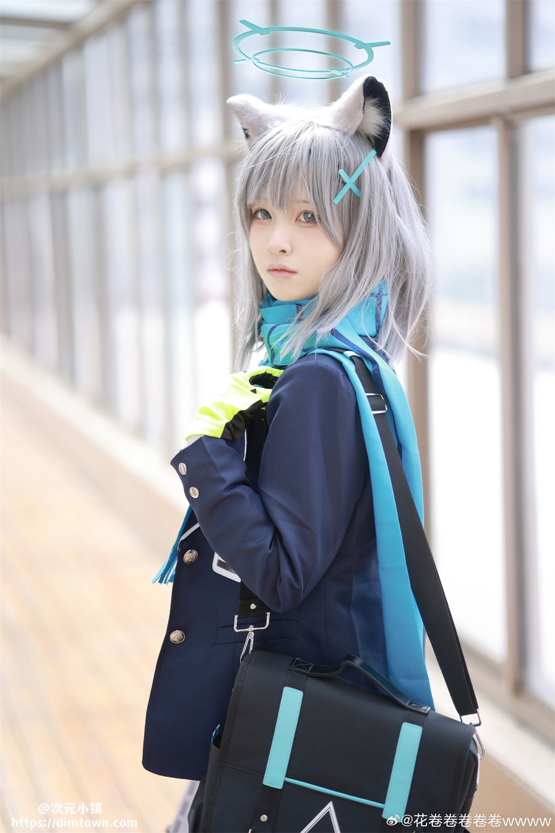 COSPLAY 碧蓝档案 砂狼白子生日快乐@花卷卷卷卷卷wwww COSPLAY-第2张