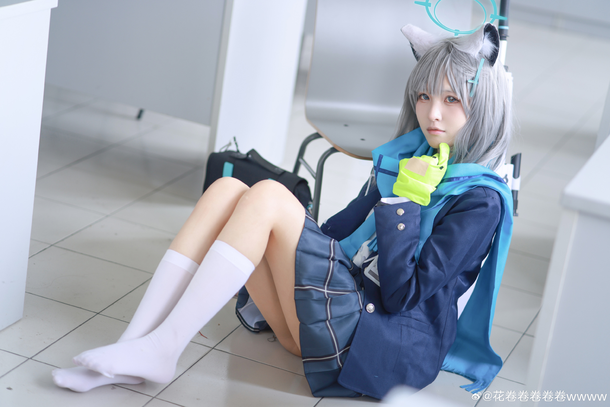 COSPLAY 碧蓝档案 砂狼白子生日快乐@花卷卷卷卷卷wwww COSPLAY-第6张