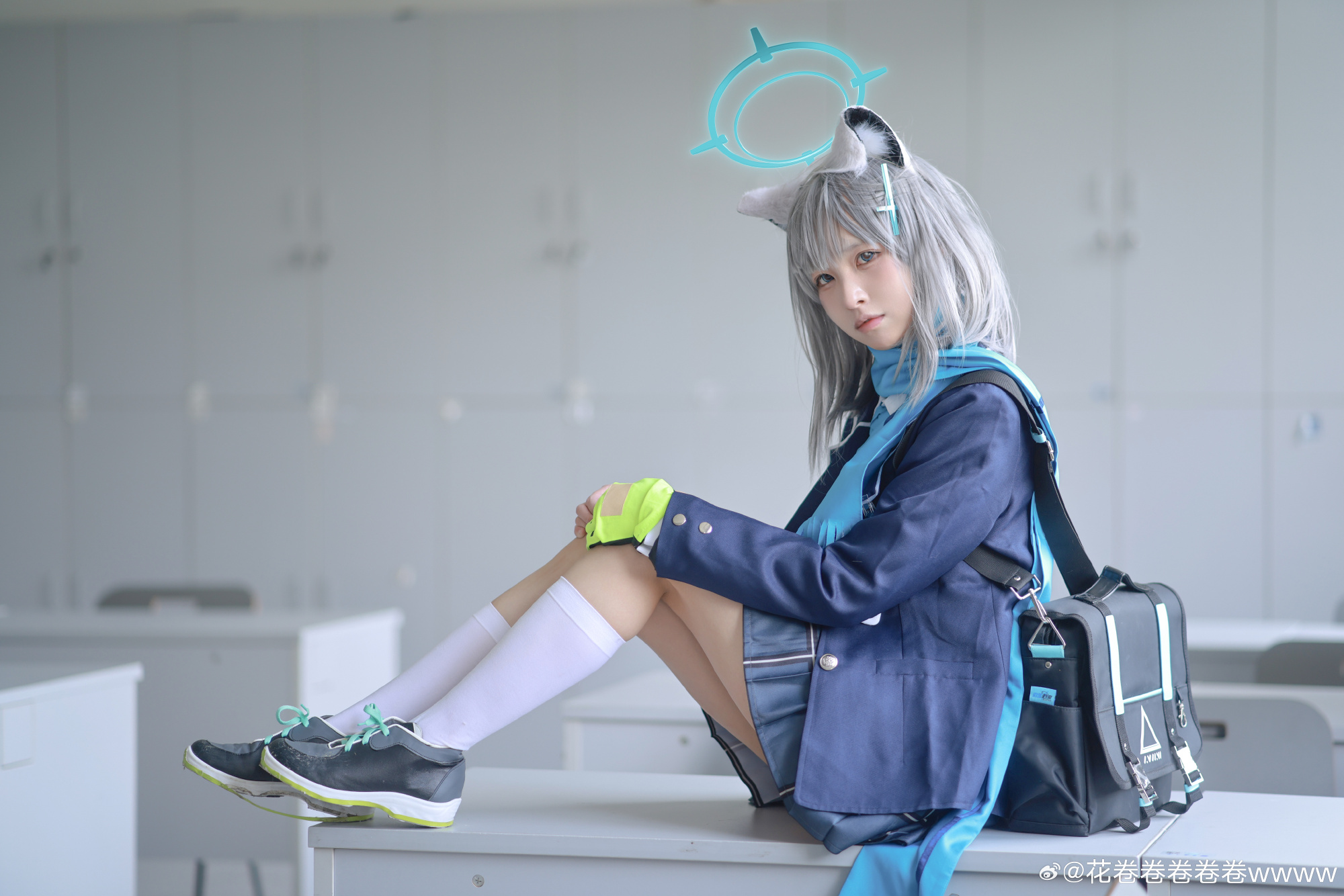 COSPLAY 碧蓝档案 砂狼白子生日快乐@花卷卷卷卷卷wwww COSPLAY-第4张