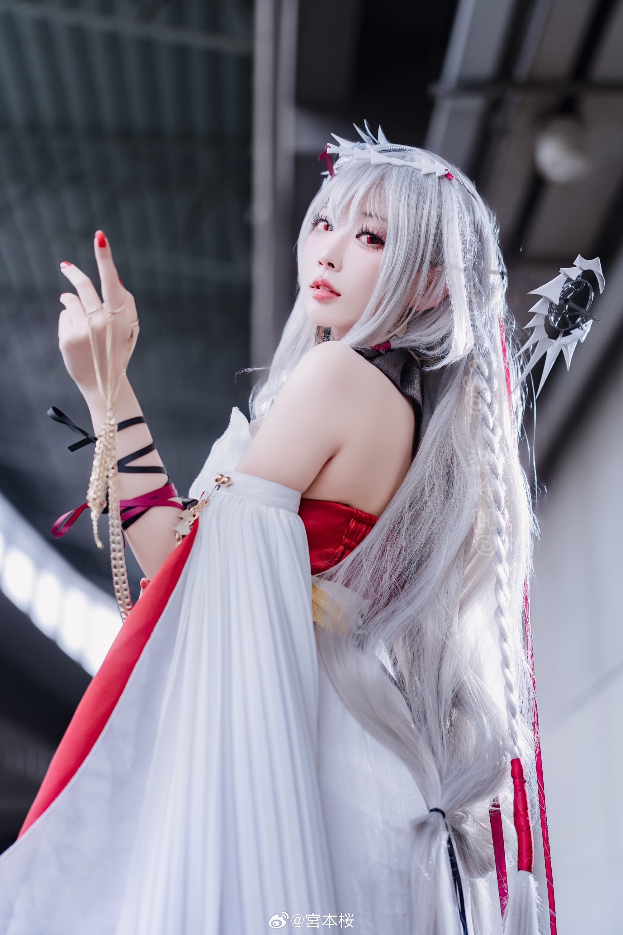 COSPLAY 明日方舟 浊心斯卡蒂@宮本桜 COSPLAY-第7张