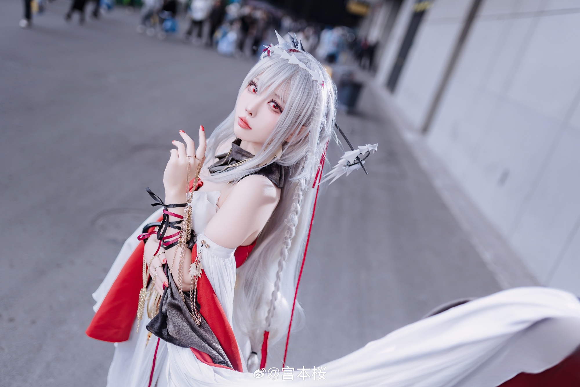 COSPLAY 明日方舟 浊心斯卡蒂@宮本桜 COSPLAY-第2张