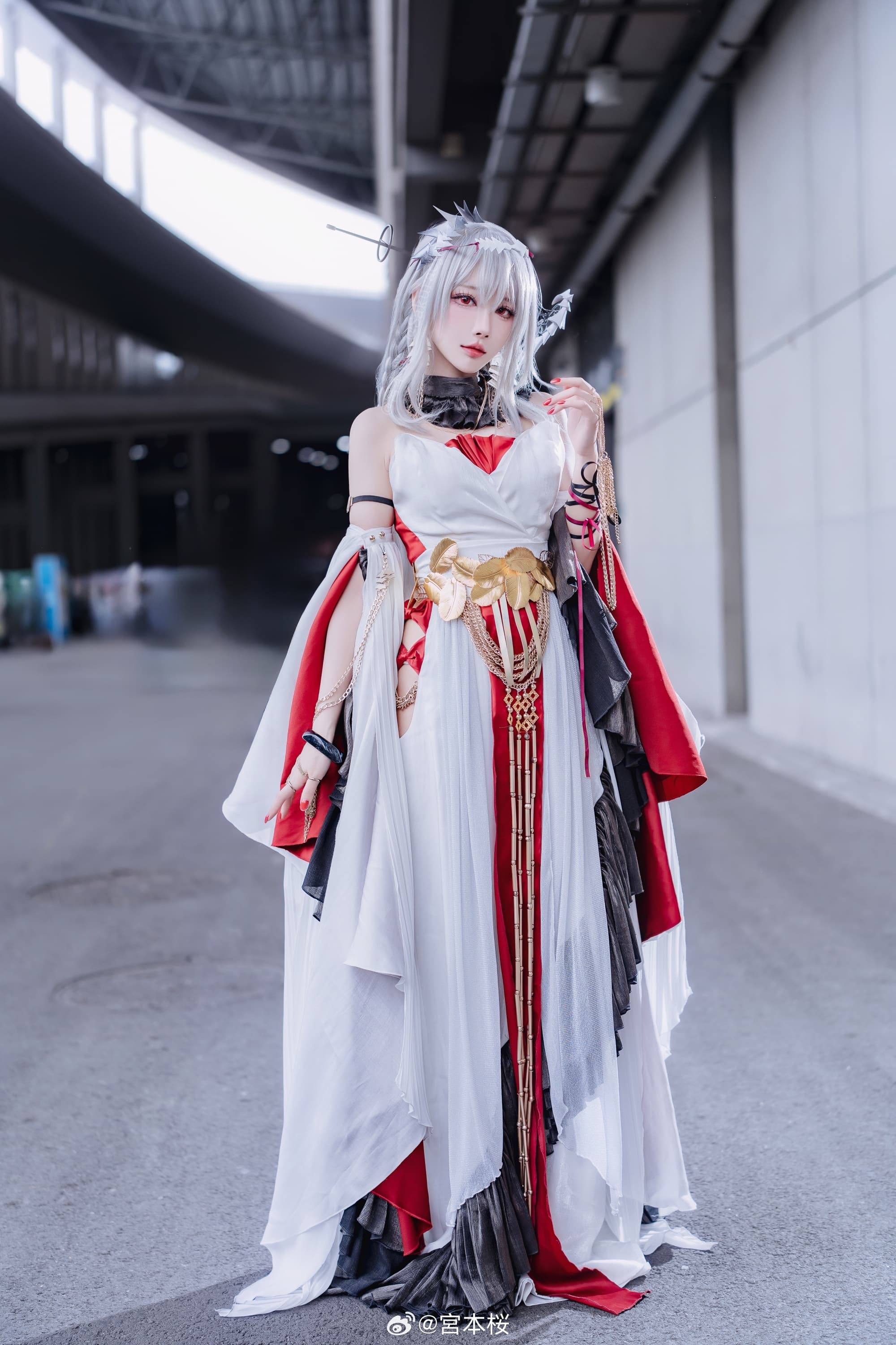 COSPLAY 明日方舟 浊心斯卡蒂@宮本桜 COSPLAY-第3张