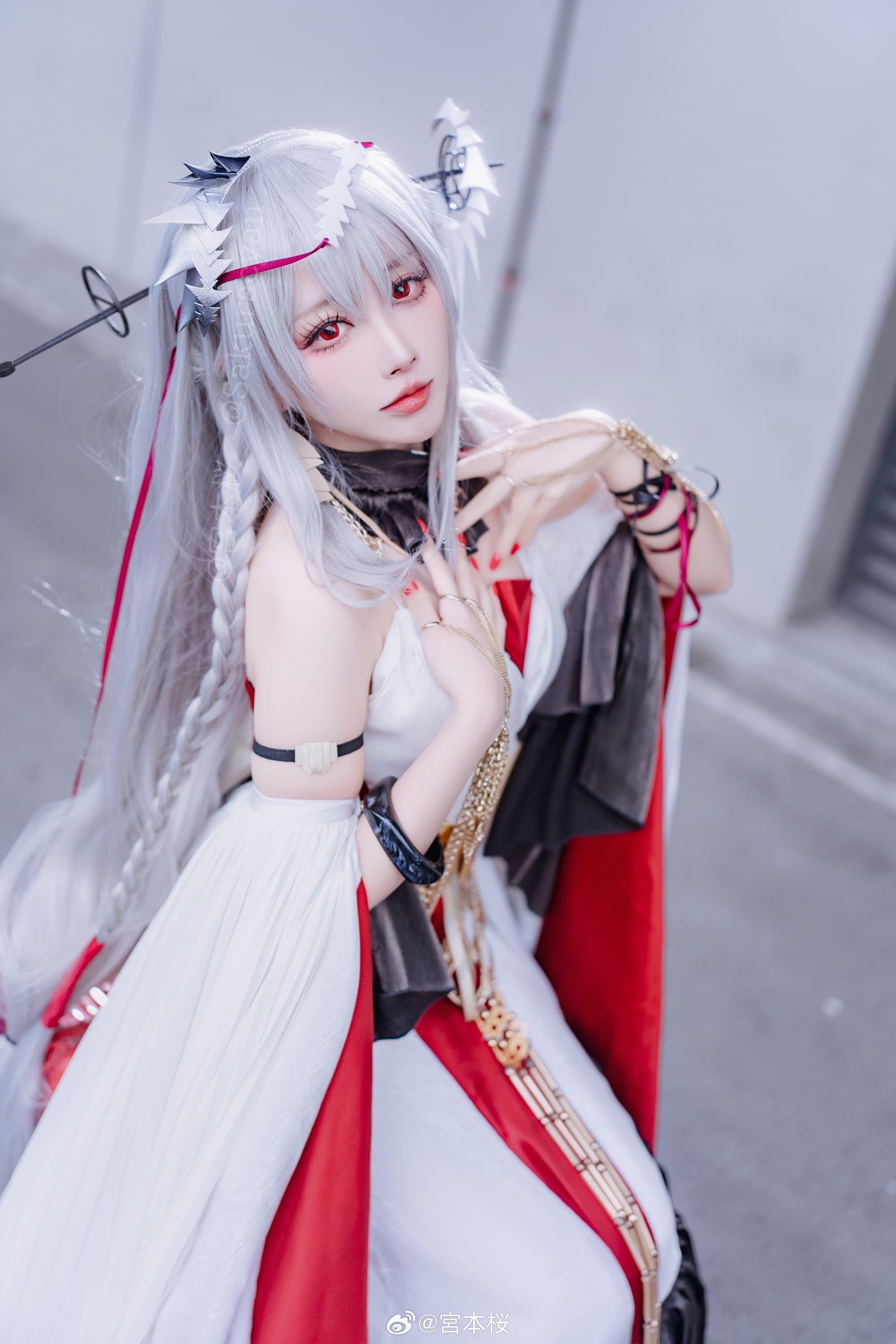 COSPLAY 明日方舟 浊心斯卡蒂@宮本桜 COSPLAY-第4张