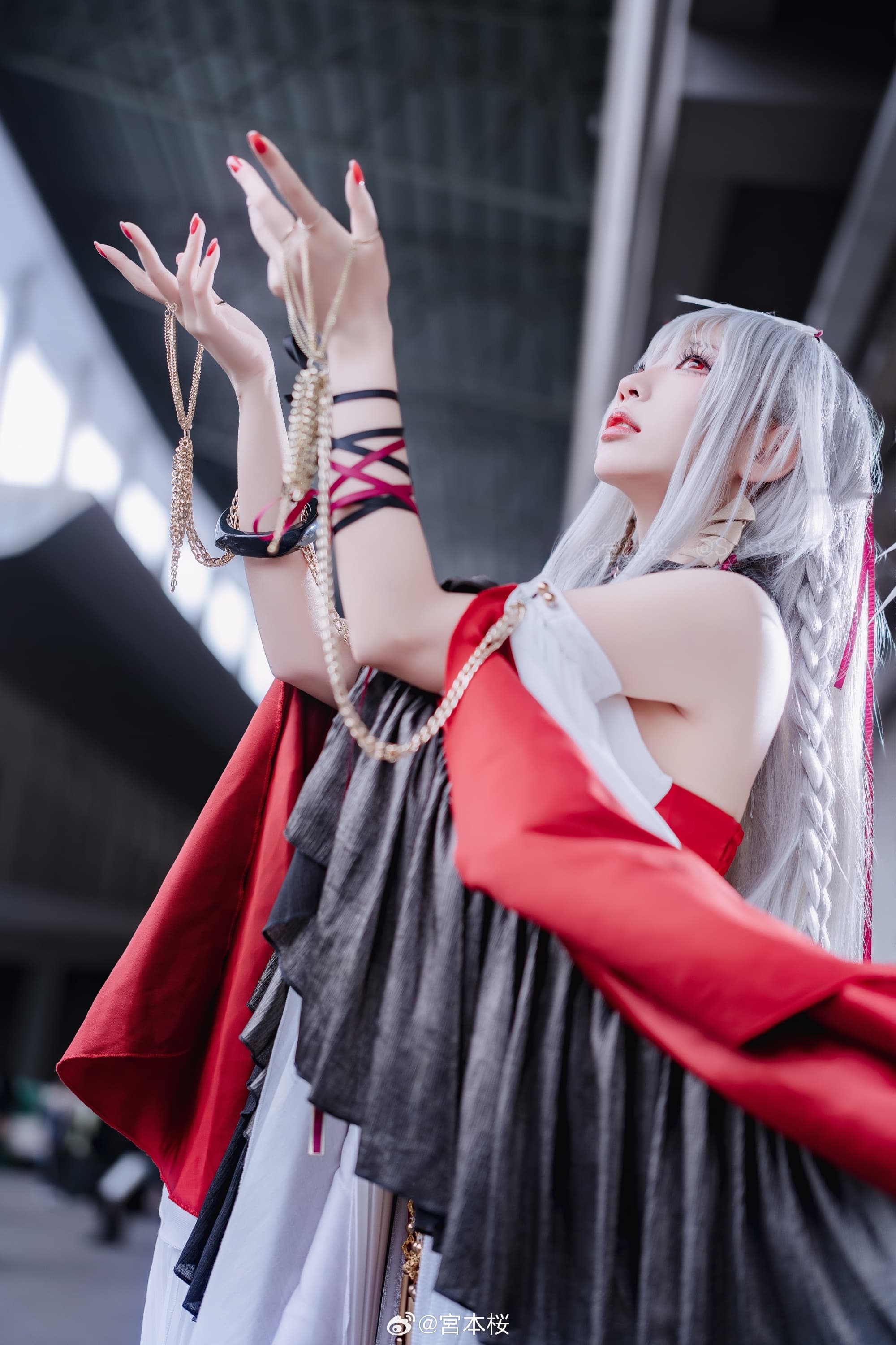 COSPLAY 明日方舟 浊心斯卡蒂@宮本桜 COSPLAY-第5张