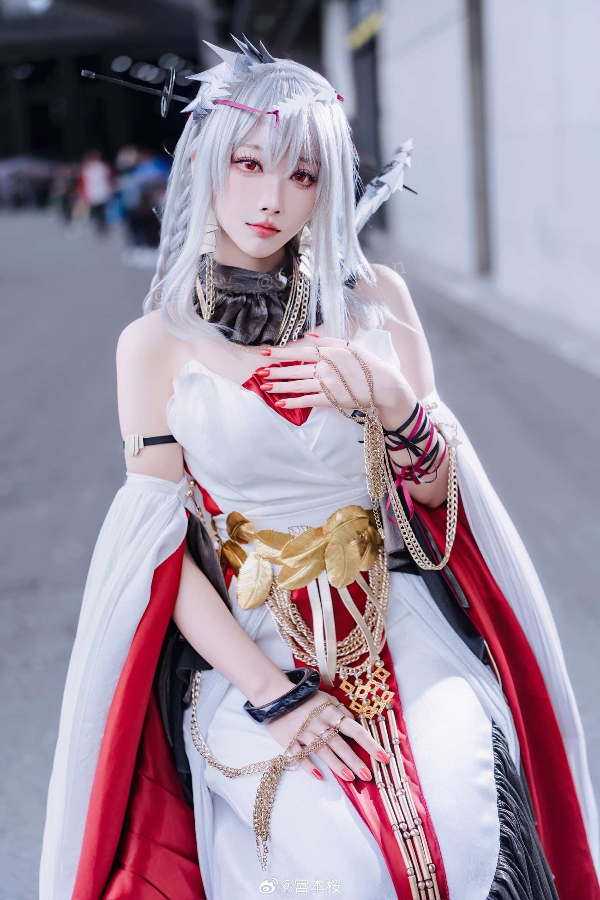 COSPLAY 明日方舟 浊心斯卡蒂@宮本桜 COSPLAY-第1张