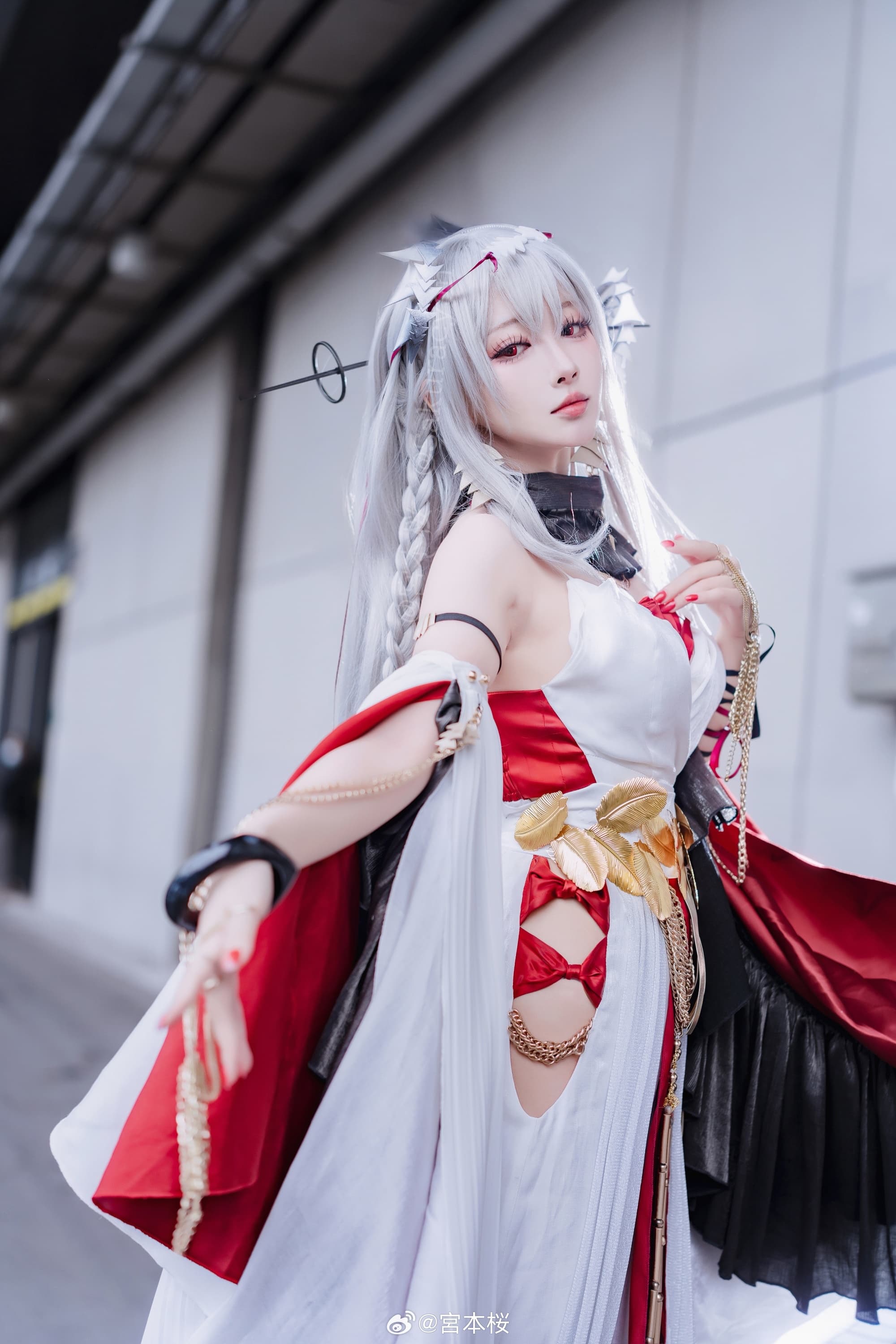 COSPLAY 明日方舟 浊心斯卡蒂@宮本桜 COSPLAY-第8张