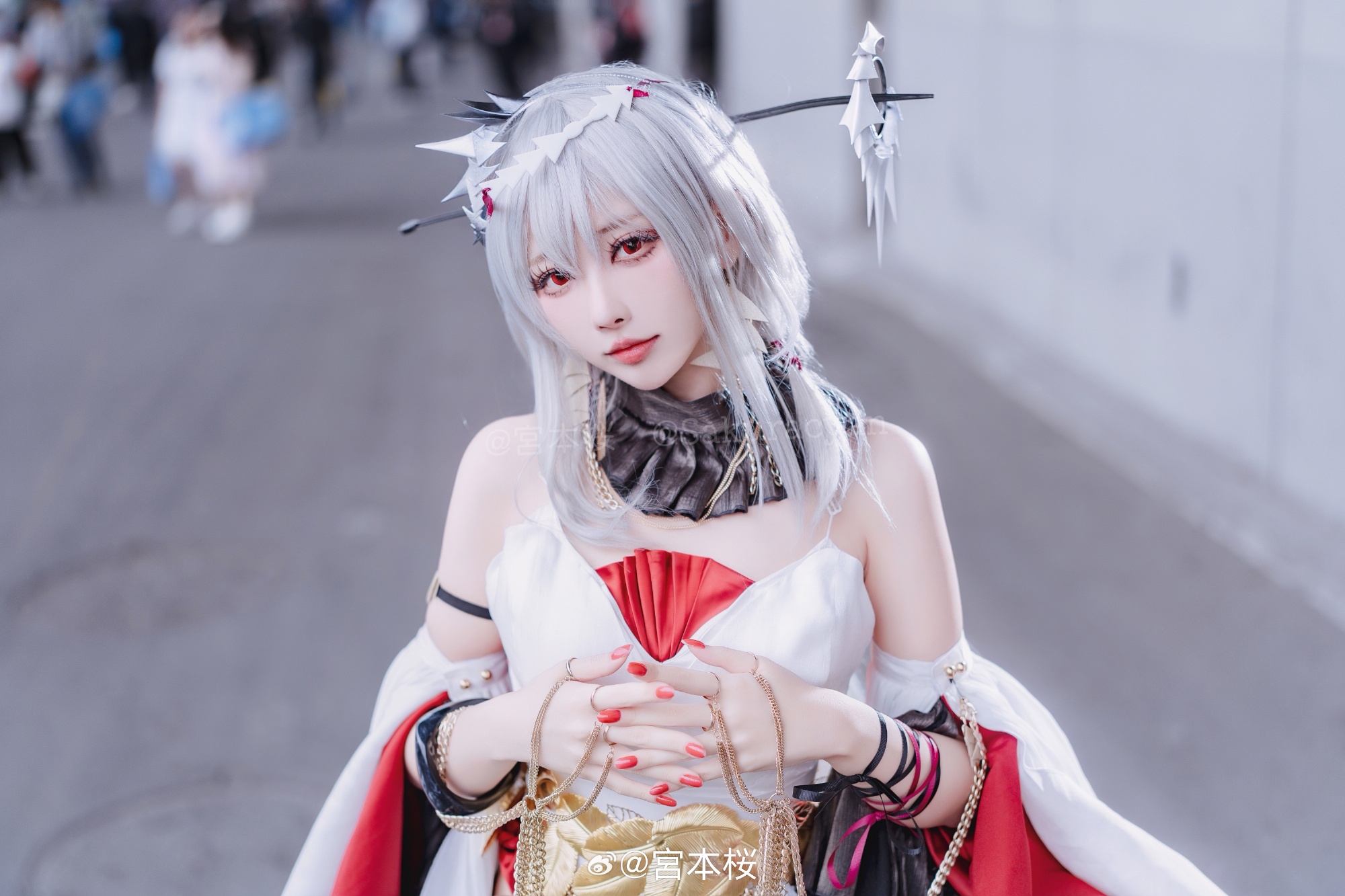 COSPLAY 明日方舟 浊心斯卡蒂@宮本桜 COSPLAY-第9张