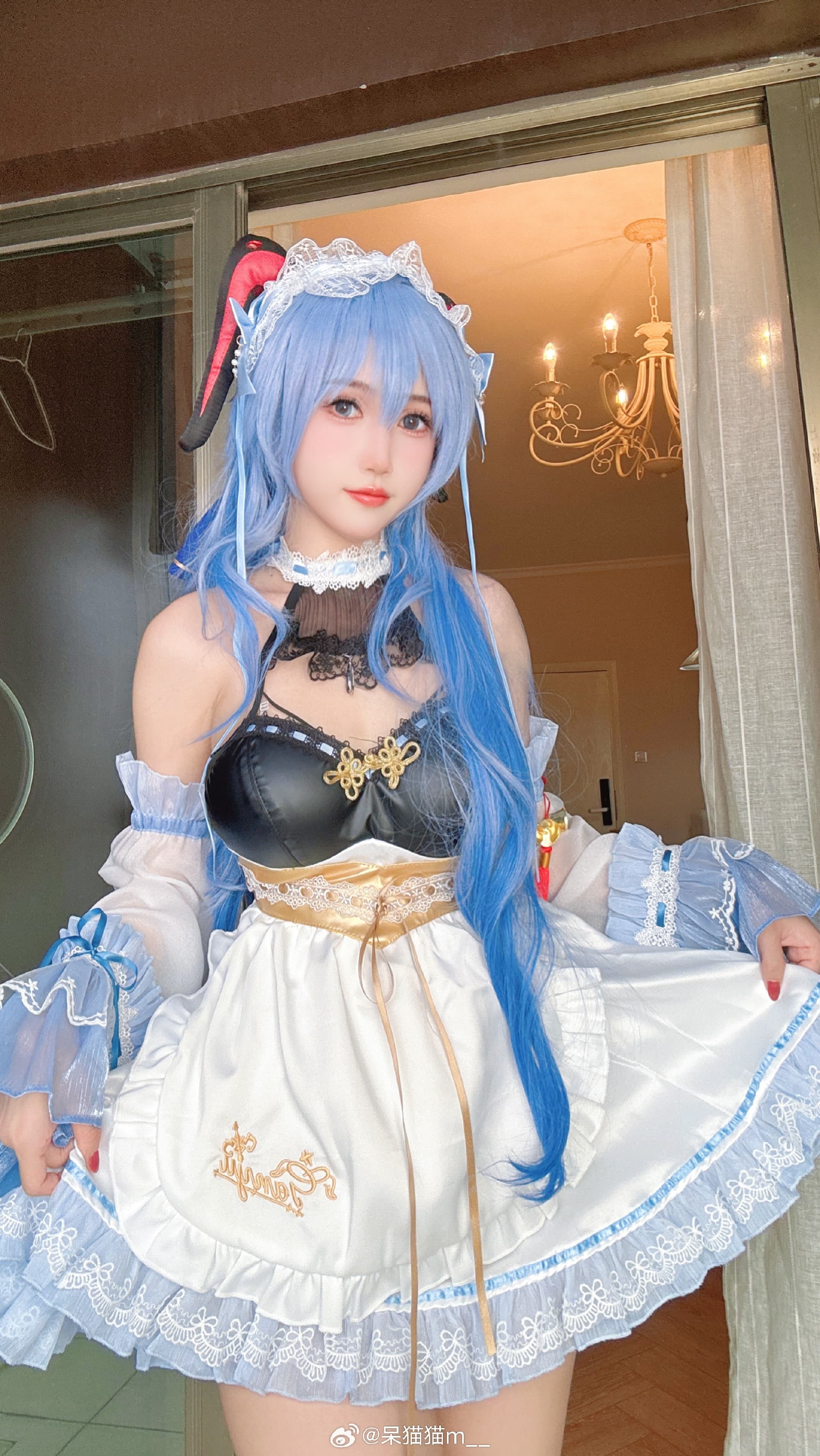 COSPLAY 原神 甘雨cos 同人女仆@呆猫猫m__ COSPLAY-第2张