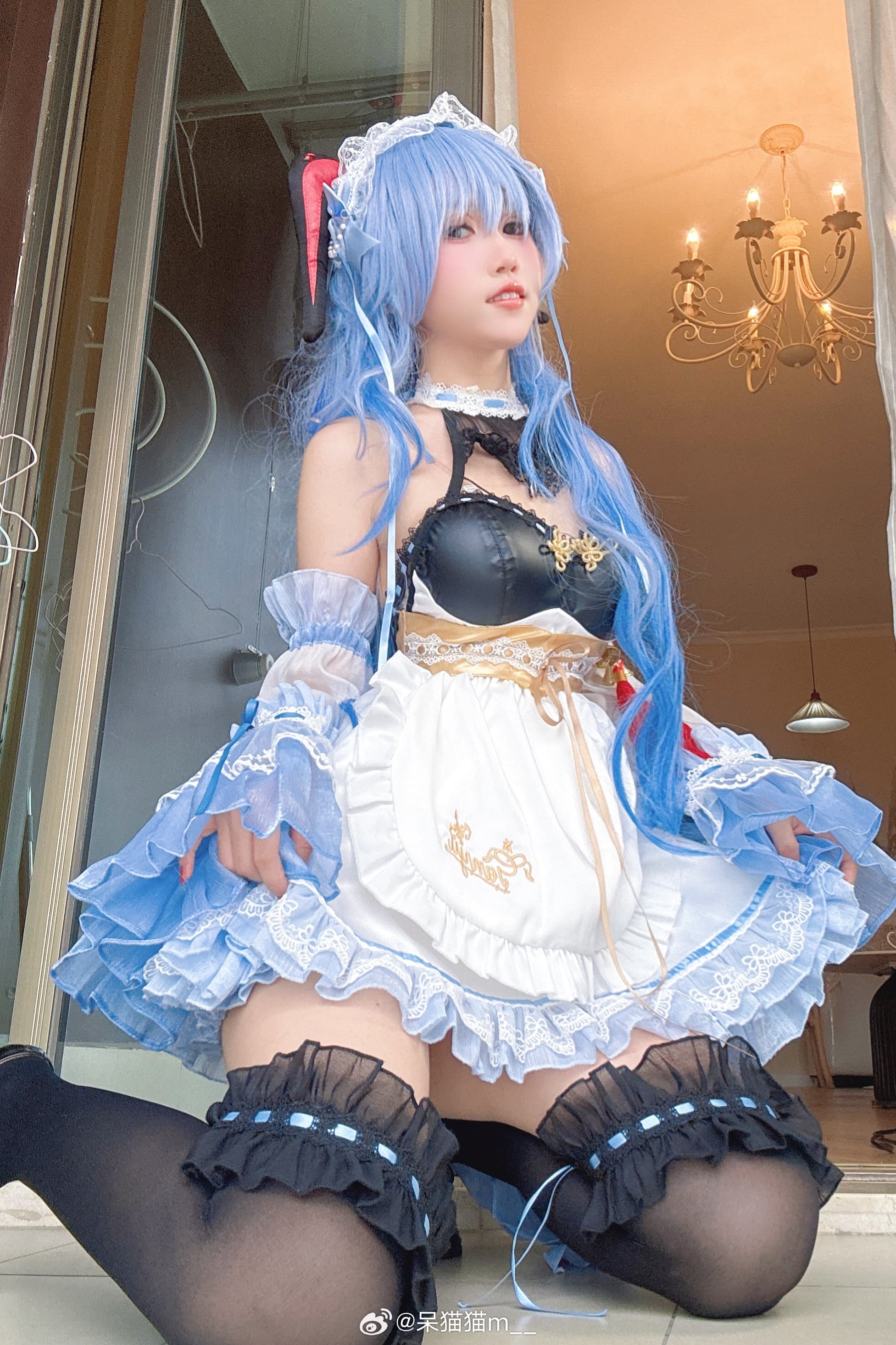 COSPLAY 原神 甘雨cos 同人女仆@呆猫猫m__ COSPLAY-第3张