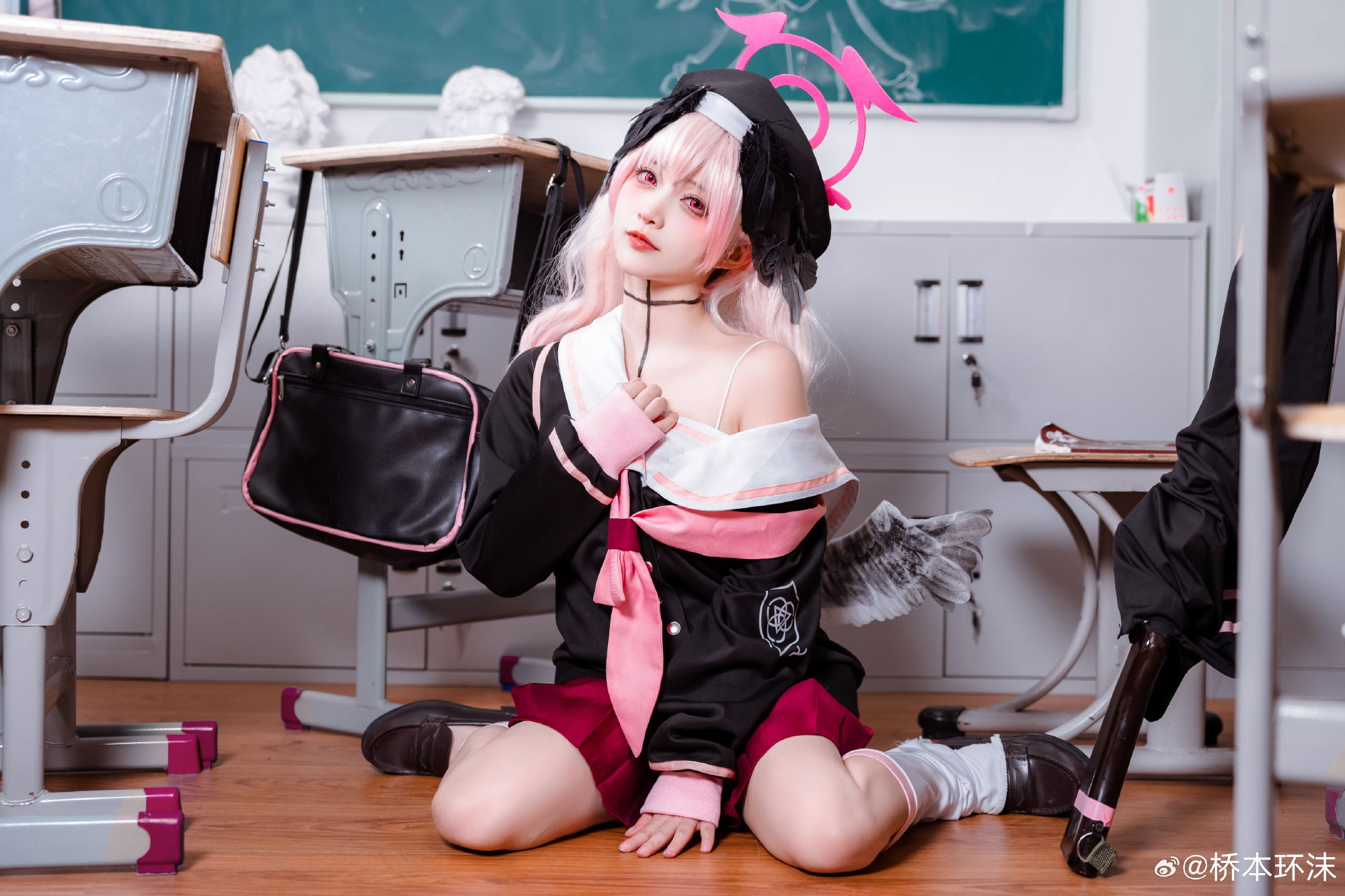 COSPLAY 蔚蓝档案 下江小春@桥本环沫 COSPLAY-第2张