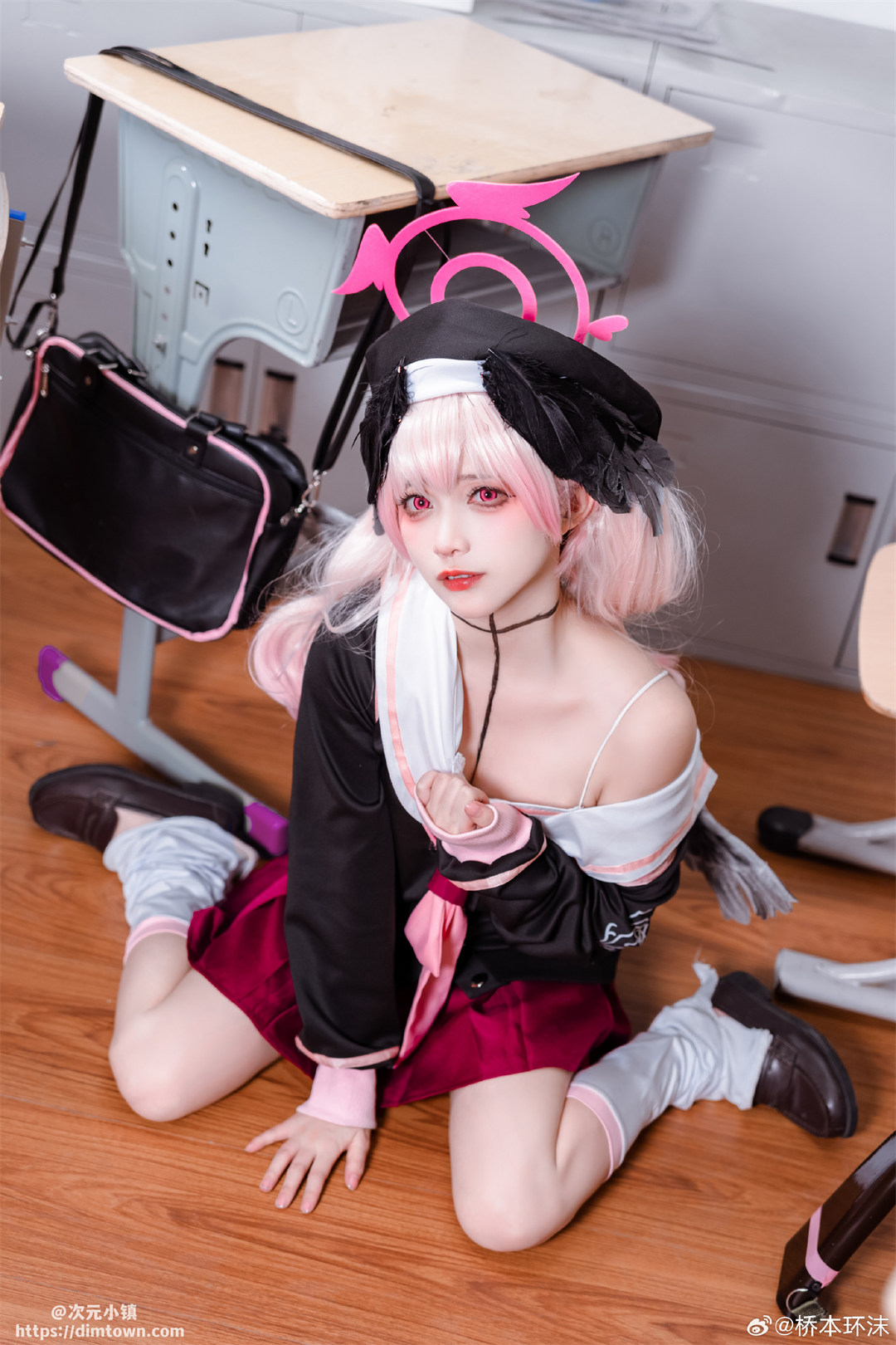COSPLAY 蔚蓝档案 下江小春@桥本环沫 COSPLAY-第1张