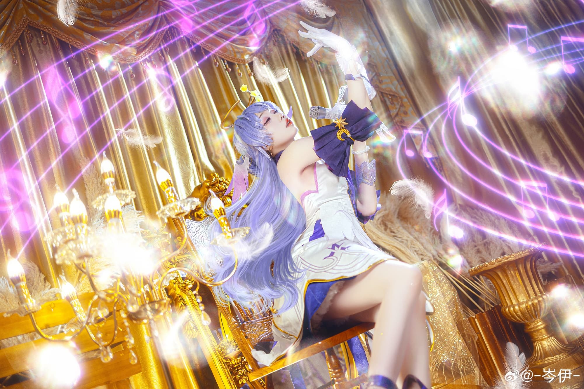 COSPLAY 🎵来一点点音乐震撼吧🎵 崩坏：星穹铁道 知更鸟@-岑伊- COSPLAY-第5张