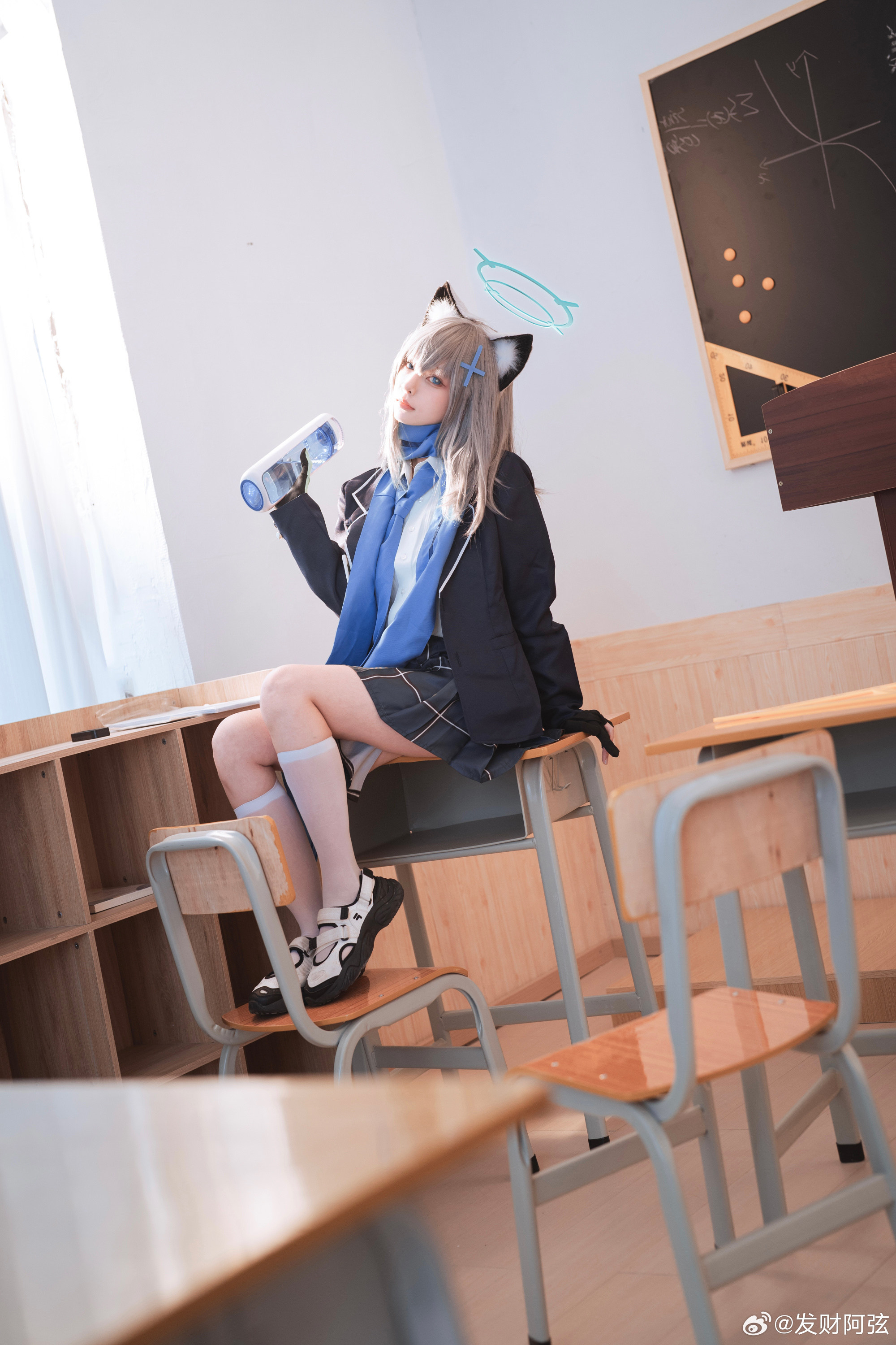 cosplay 蔚蓝档案 砂狼シロコ@发财阿弦 COSPLAY-第7张