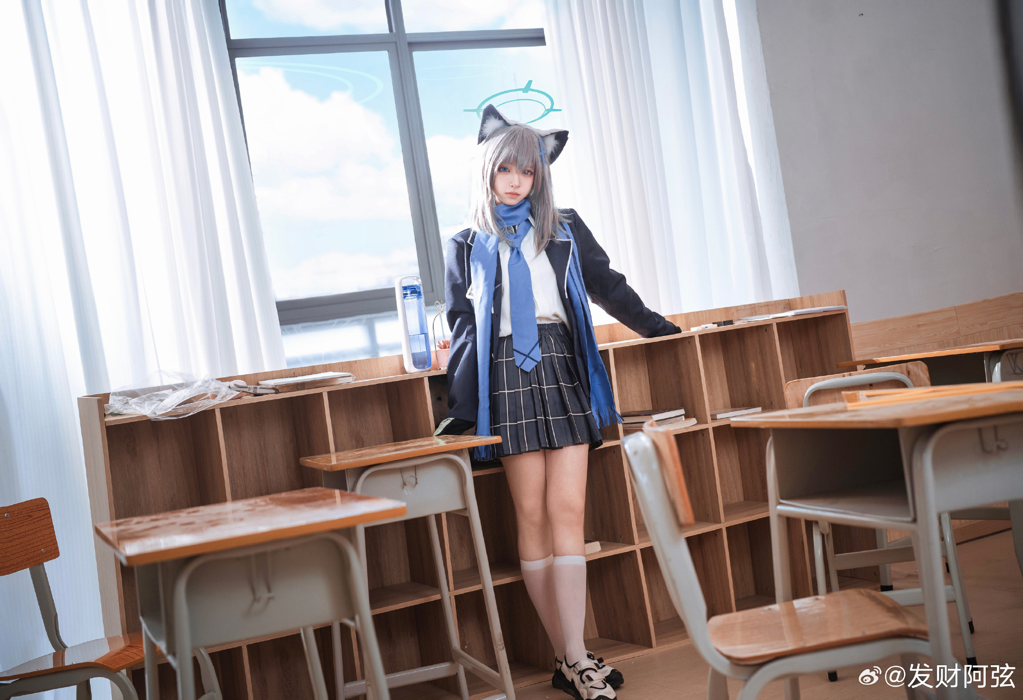 cosplay 蔚蓝档案 砂狼シロコ@发财阿弦 COSPLAY-第6张