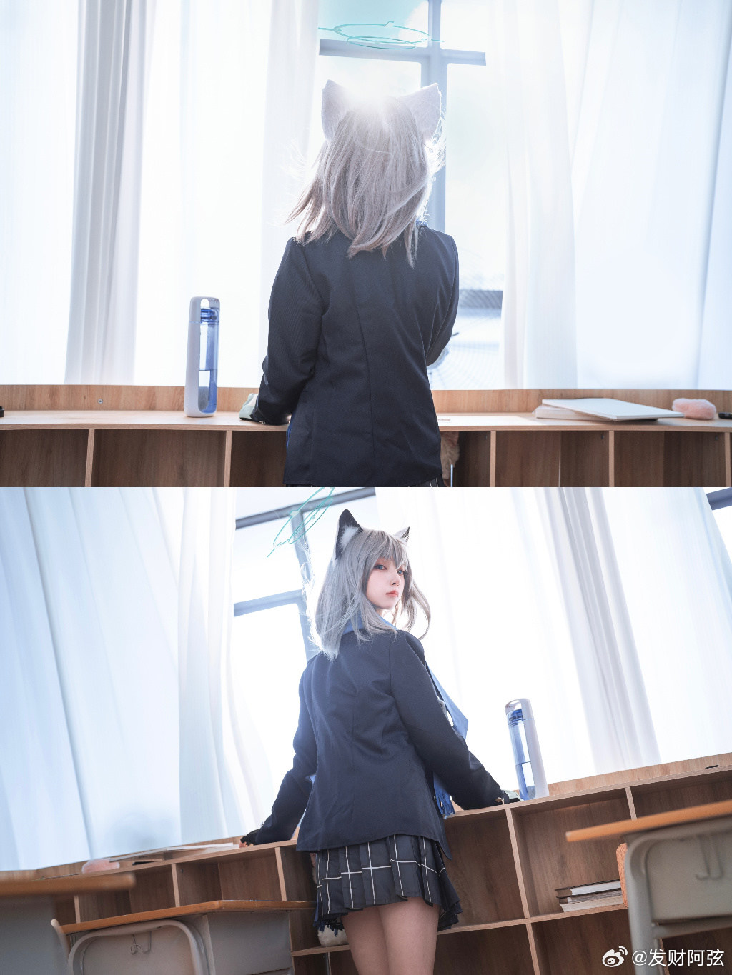 cosplay 蔚蓝档案 砂狼シロコ@发财阿弦 COSPLAY-第5张
