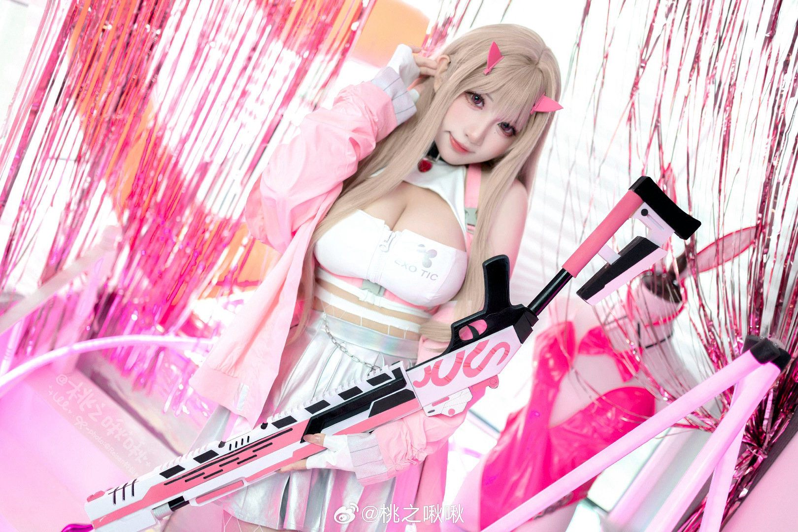 COSPLAY  我隐藏的秘密，只给你看哦♡ 𝗱𝗮𝗿𝗹𝗶𝗻𝗴~♡ nikke:胜利女神 毒蛇cos@桃之啾啾 COSPLAY-第4张