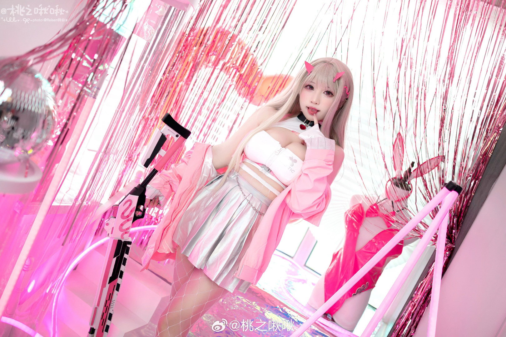 COSPLAY  我隐藏的秘密，只给你看哦♡ 𝗱𝗮𝗿𝗹𝗶𝗻𝗴~♡ nikke:胜利女神 毒蛇cos@桃之啾啾 COSPLAY-第6张