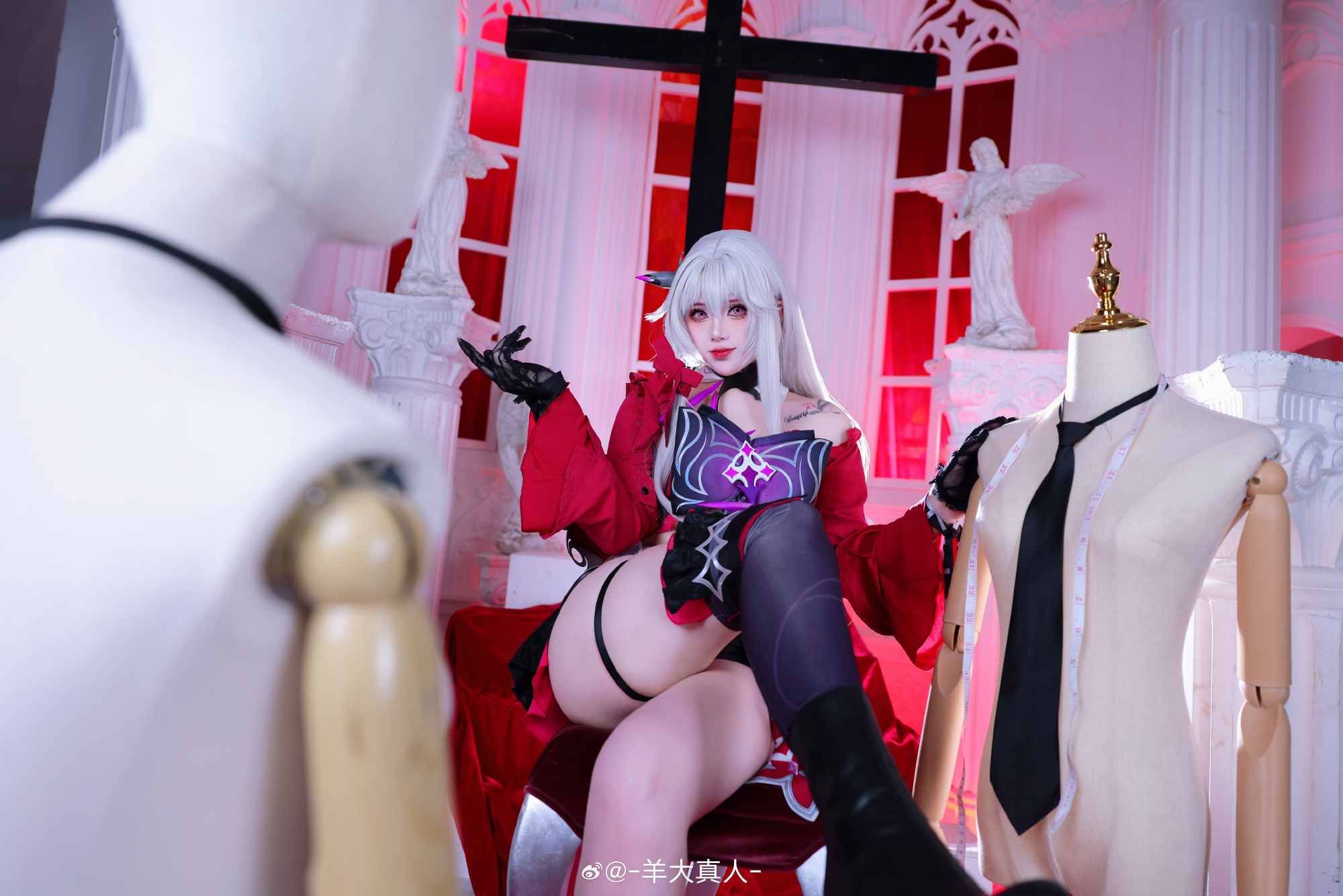 COSPLAY 统统臣服于我吧~！崩坏3 瑟莉姆@-羊大真人- COSPLAY-第6张