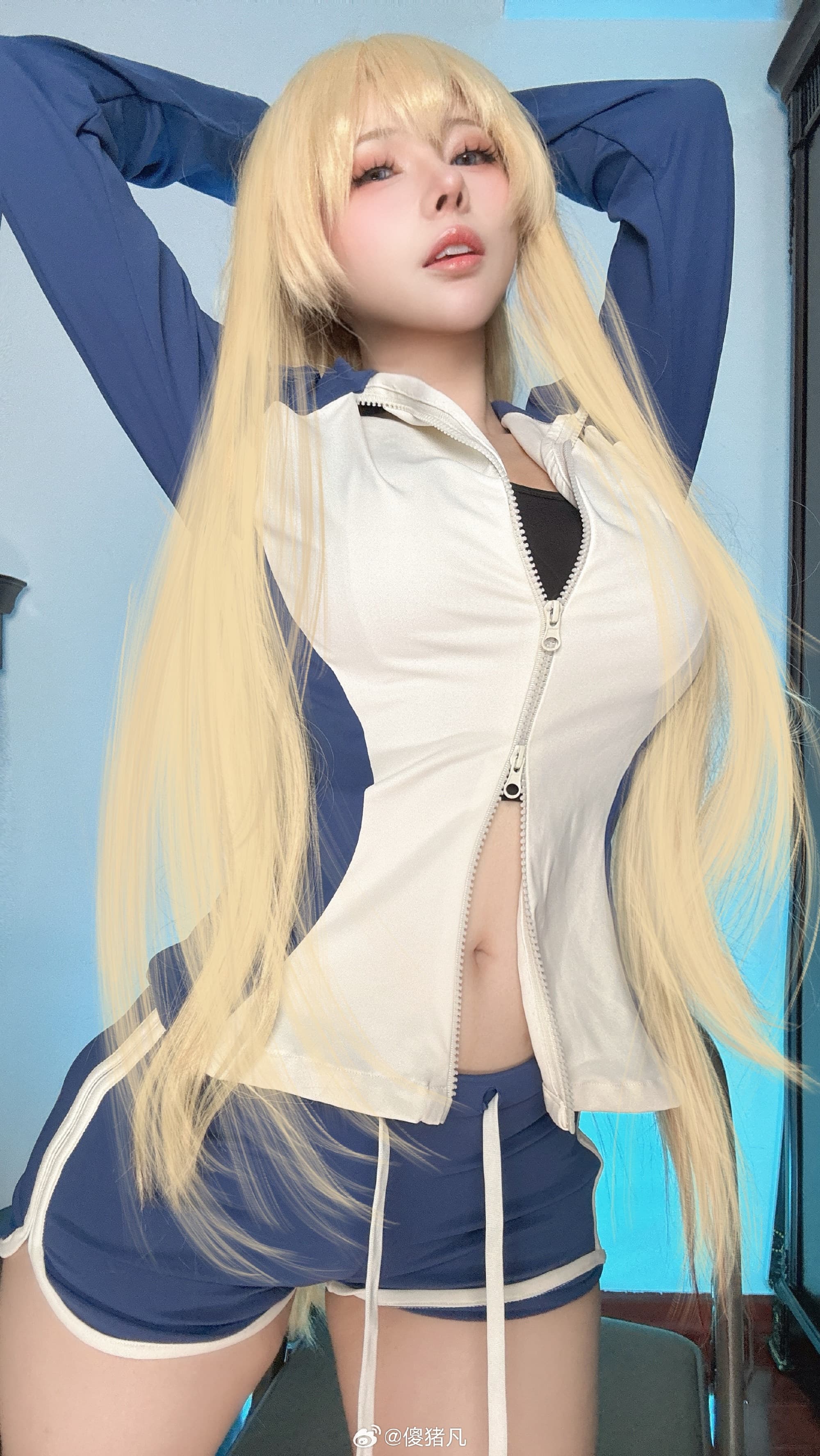 COSPLAY 碧蓝航线 「金刚」泳装@傻猪凡 COSPLAY-第1张