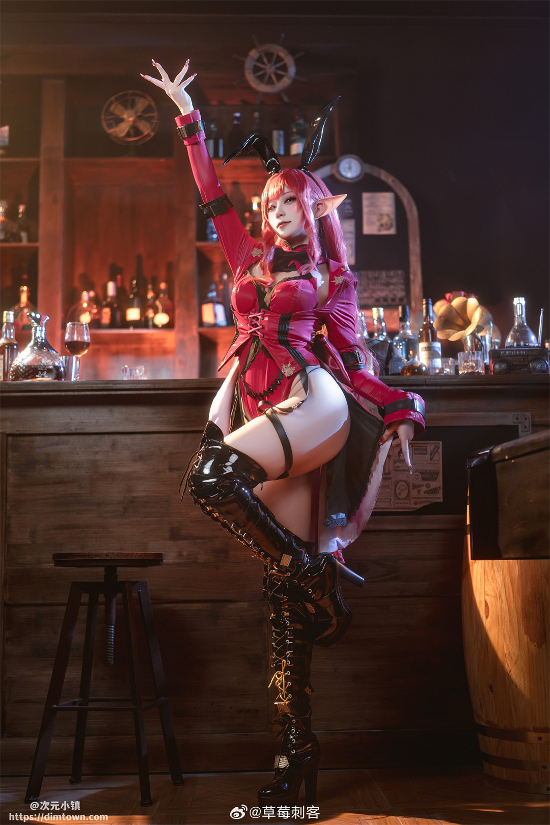 COSPLAY fgo 妖精骑士崔斯坦 兔女郎ver.@草莓刺客 COSPLAY-第8张