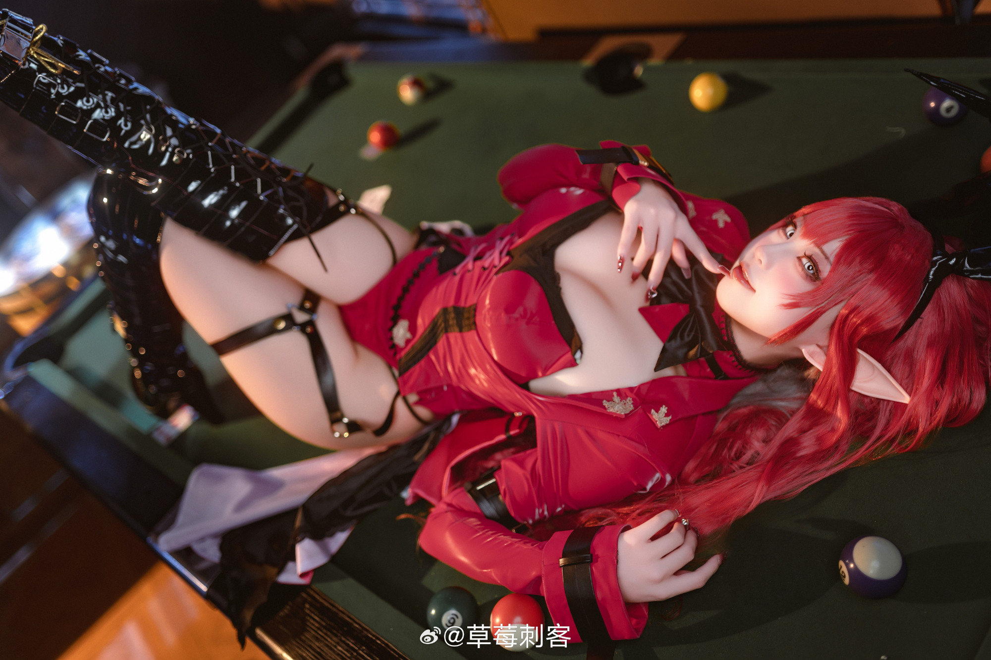 COSPLAY fgo 妖精骑士崔斯坦 兔女郎ver.@草莓刺客 COSPLAY-第9张