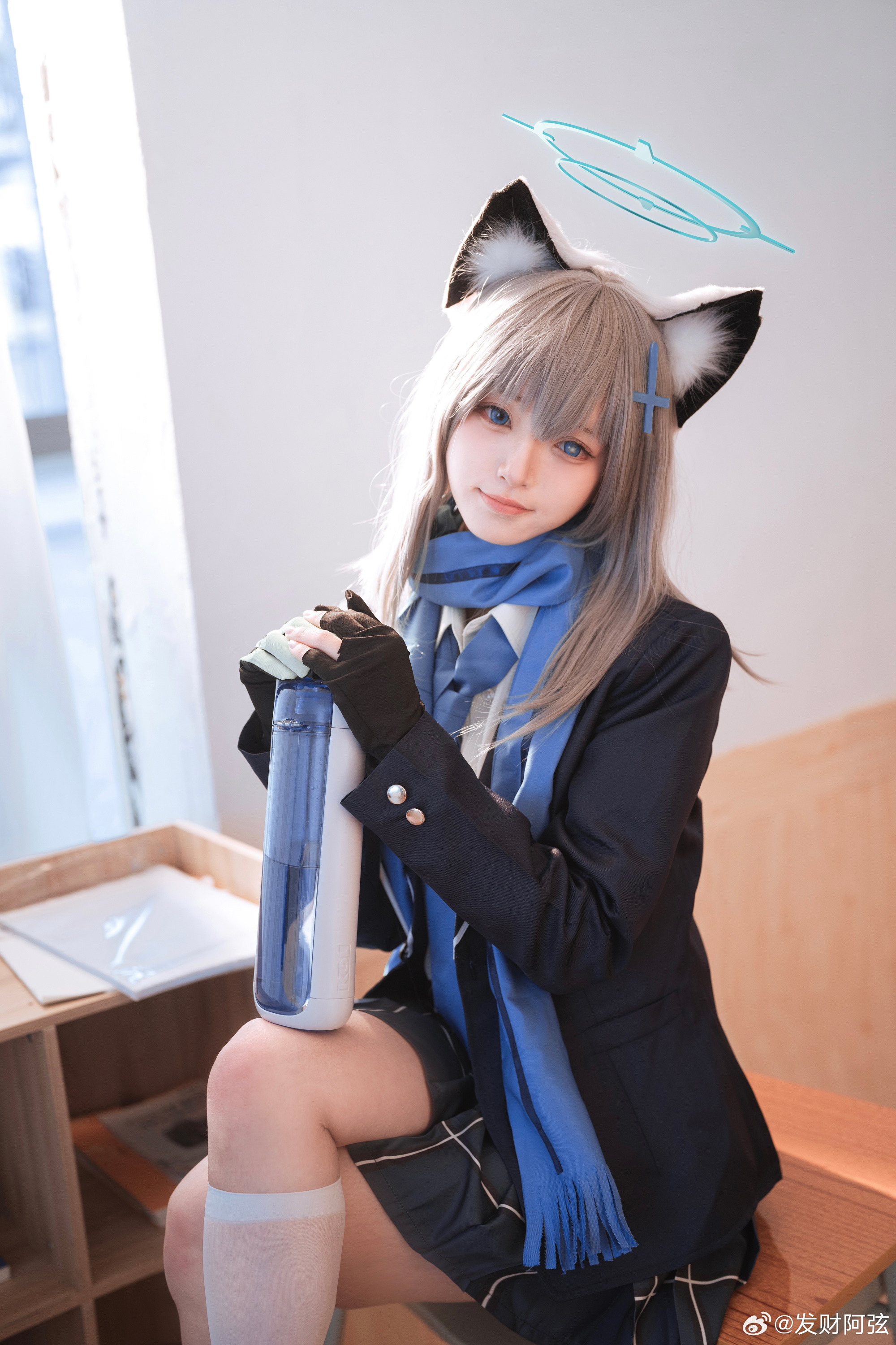 cosplay 蔚蓝档案 砂狼シロコ@发财阿弦 COSPLAY-第1张