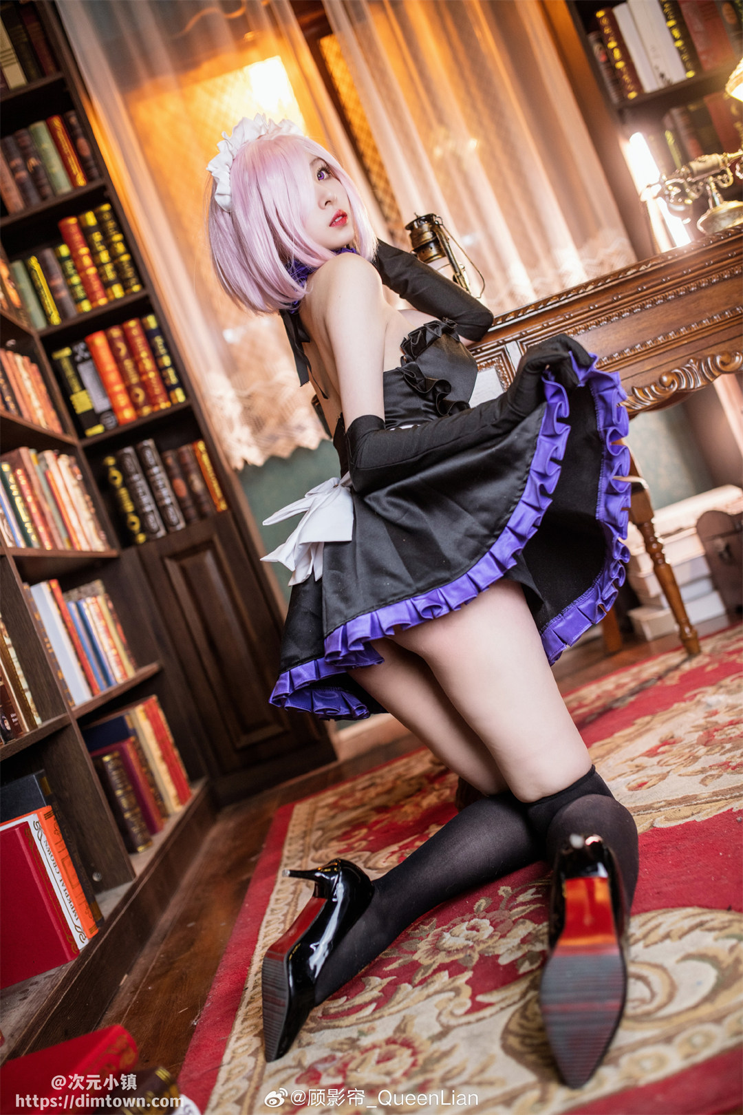 COSPLAY Fate/GrandOrder 玛修（同人女仆）@顾影帘_QueenLian COSPLAY-第18张