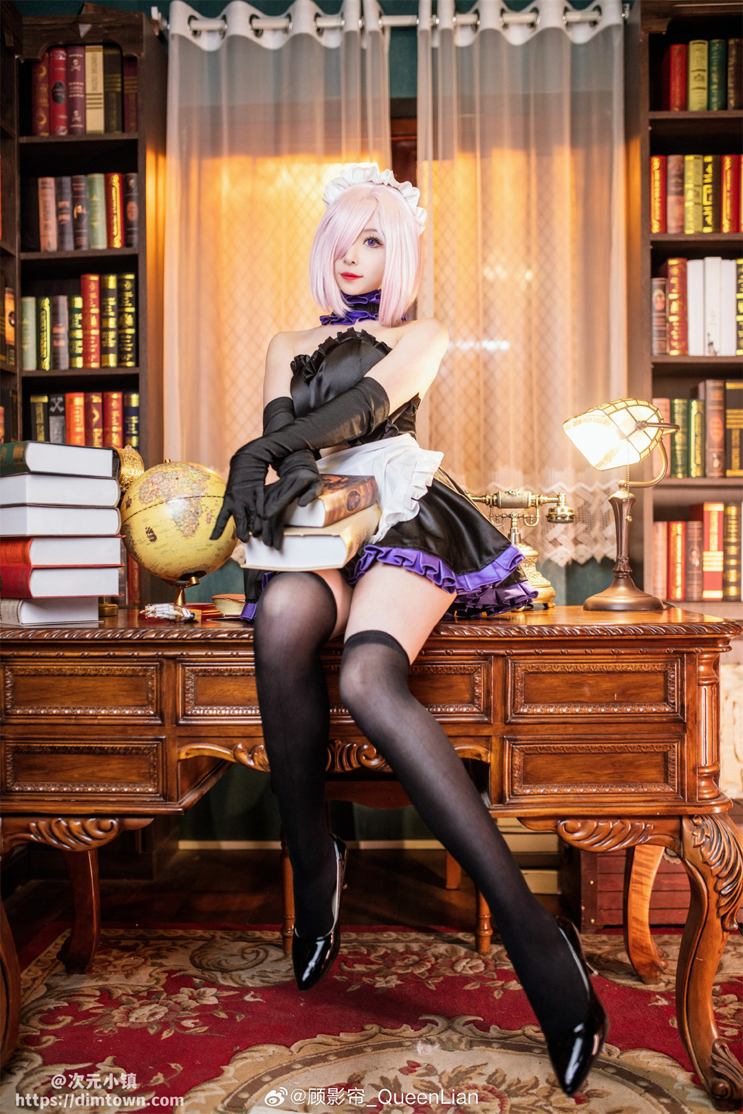 COSPLAY Fate/GrandOrder 玛修（同人女仆）@顾影帘_QueenLian COSPLAY-第1张