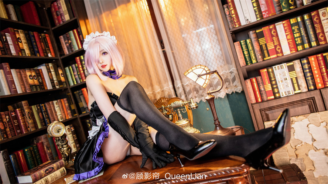 COSPLAY Fate/GrandOrder 玛修（同人女仆）@顾影帘_QueenLian COSPLAY-第5张