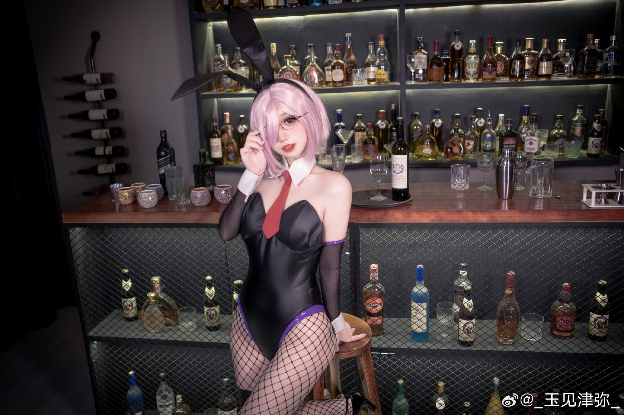 Cosplay Fate/GrandOrder 同人兔女郎-玛修·基列莱特@_玉见津弥_ COSPLAY-第3张