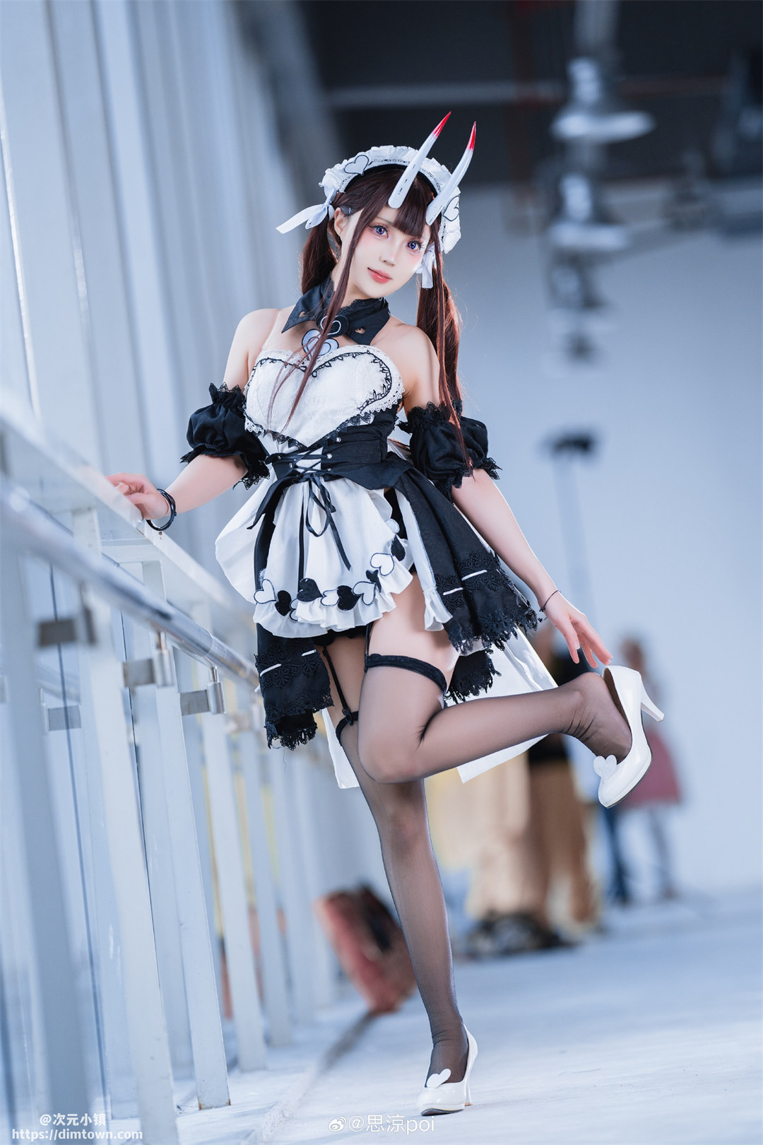COSPLAY 碧蓝航线cos 能代女仆@思涼poi COSPLAY-第3张