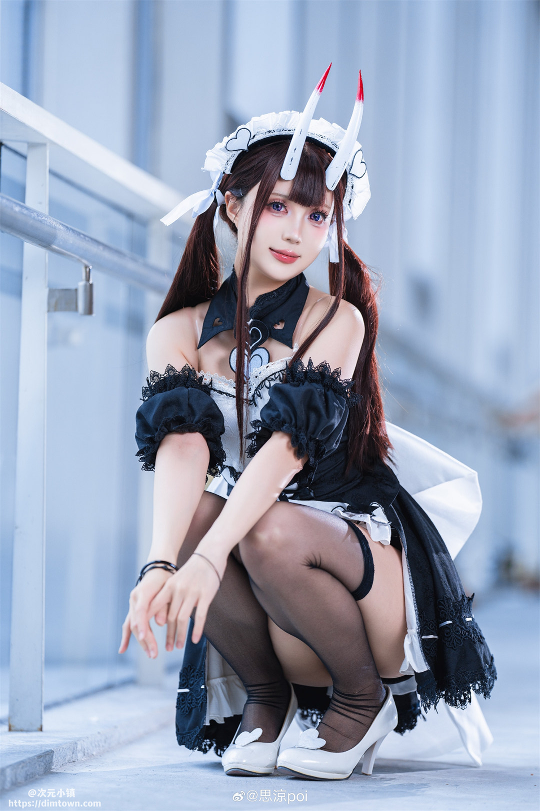 COSPLAY 碧蓝航线cos 能代女仆@思涼poi COSPLAY-第4张