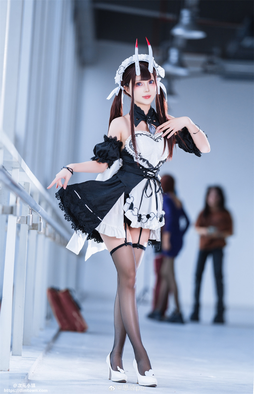 COSPLAY 碧蓝航线cos 能代女仆@思涼poi COSPLAY-第9张