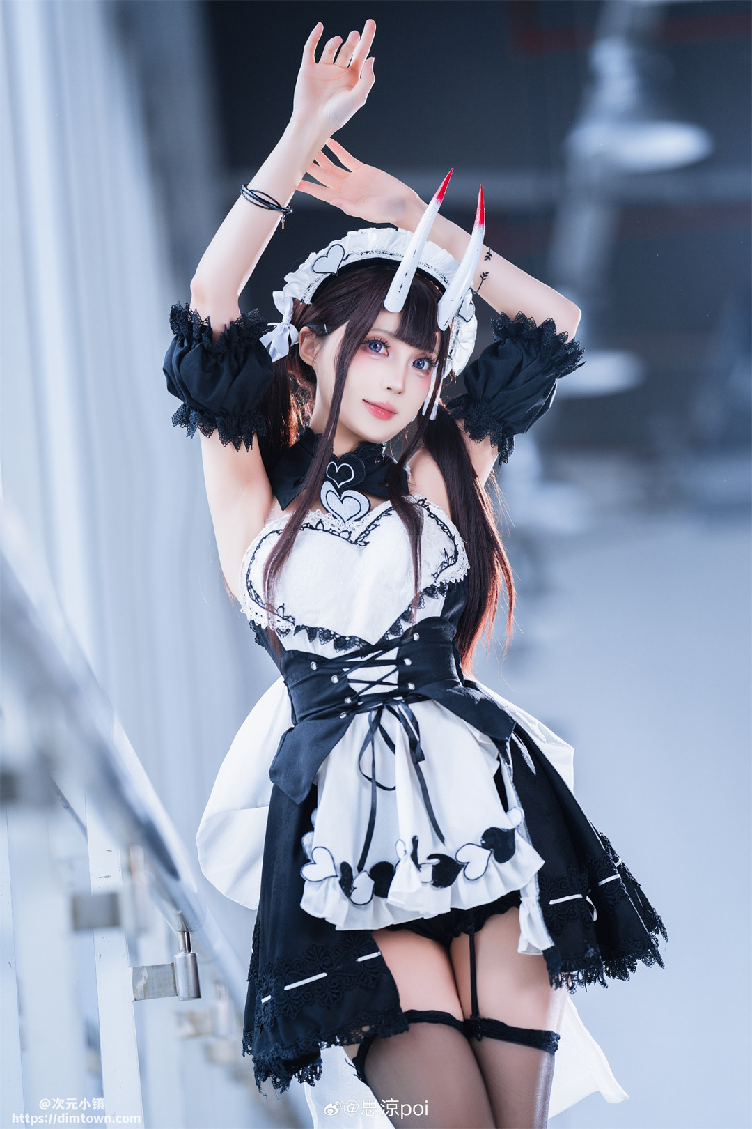 COSPLAY 碧蓝航线cos 能代女仆@思涼poi COSPLAY-第7张