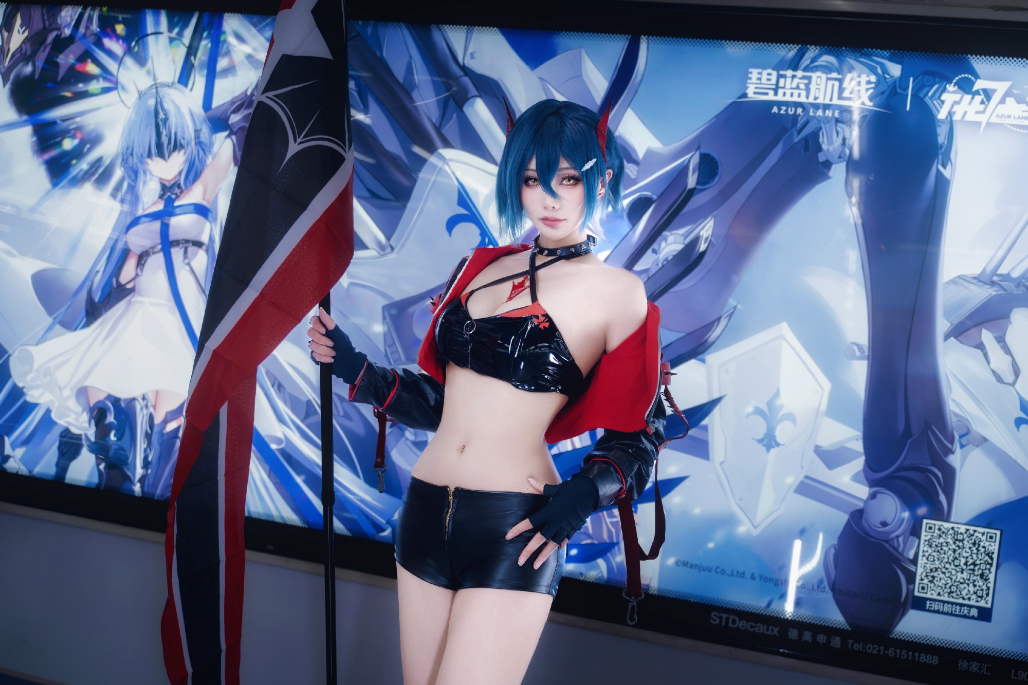 COSPLAY  cos了大家许愿的胡腾赛车，谁说地铁不算车？碧蓝航线@如月灰 COSPLAY-第4张