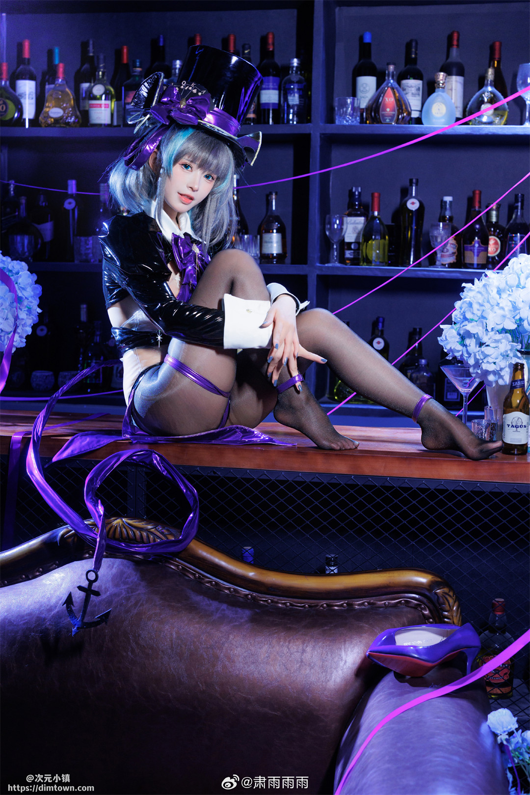 COSPLAY 想看柴郡表演魔术秀喵？ 碧蓝航线 柴郡@肃雨雨雨 COSPLAY-第7张