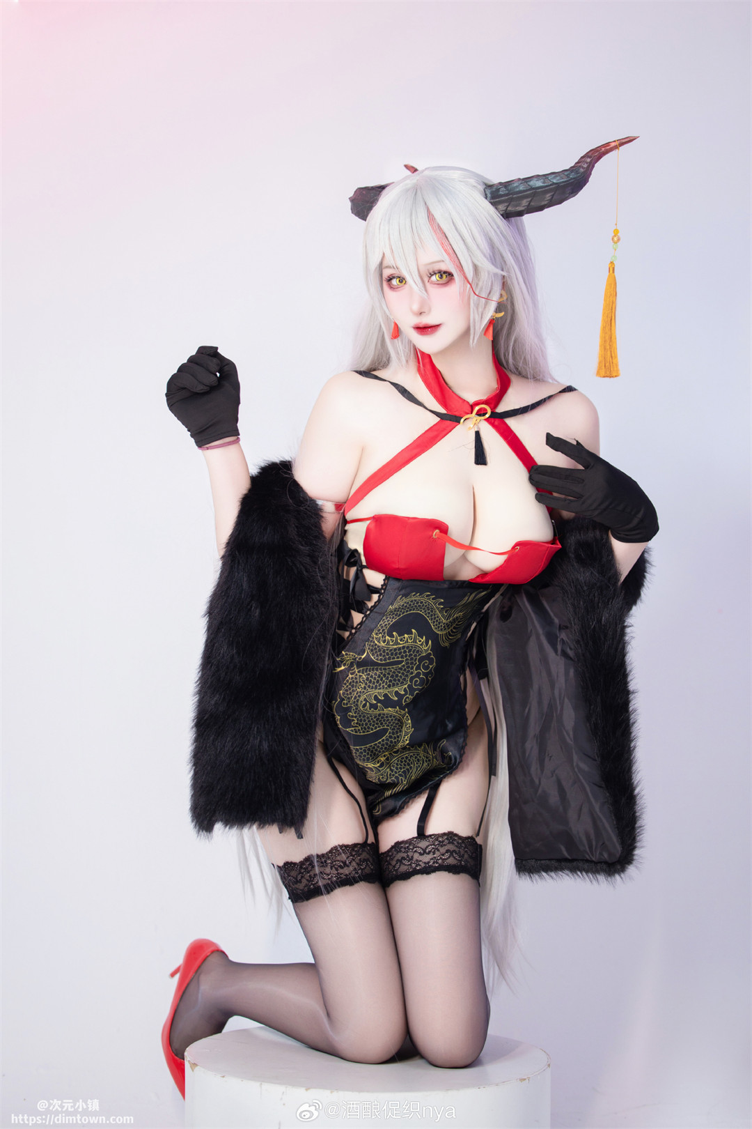 cosplay 碧蓝航线 埃吉尔旗袍@酒酿促织nya COSPLAY-第4张
